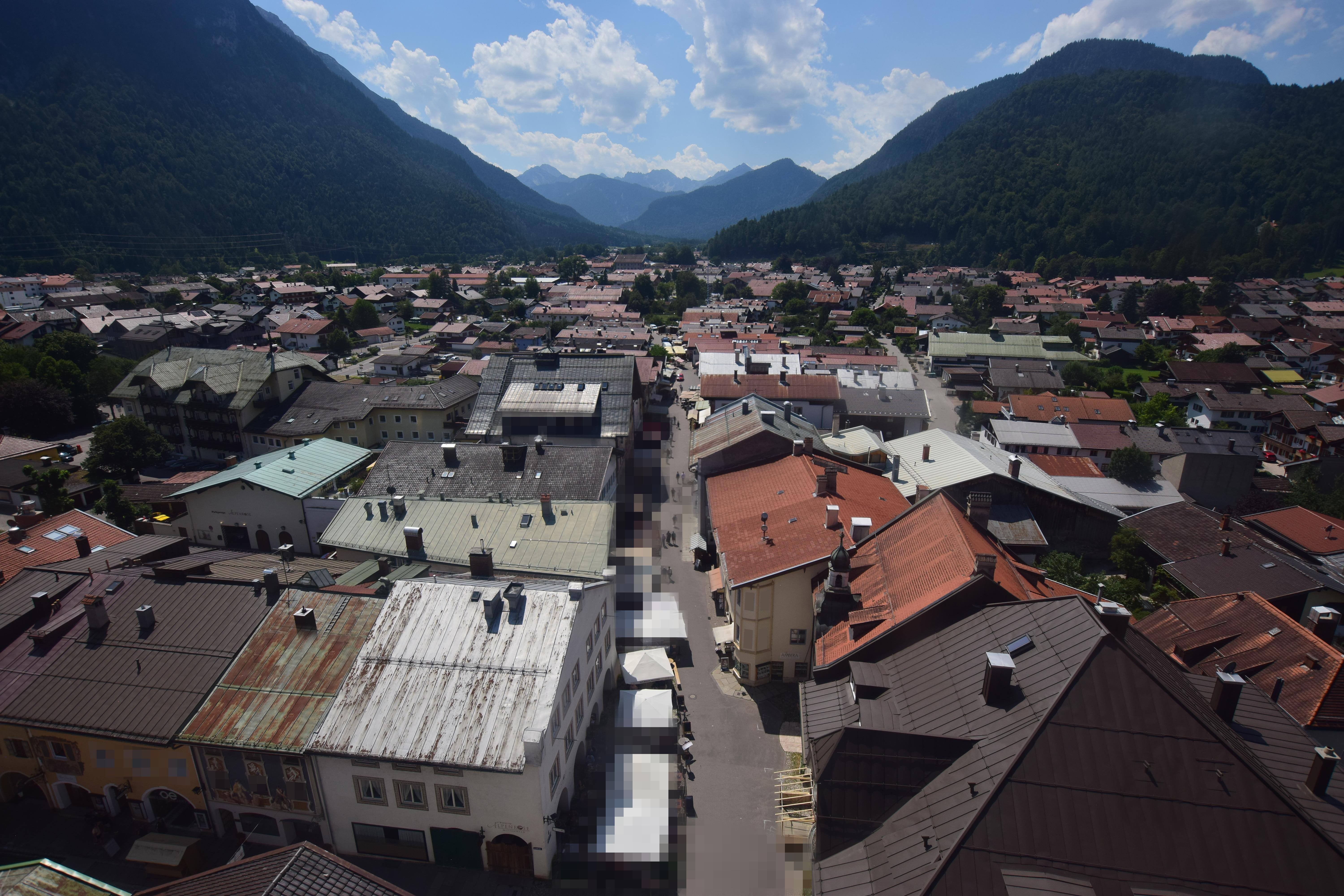 Archiv Foto Webcam Karwendel Mittenwald - Kirche