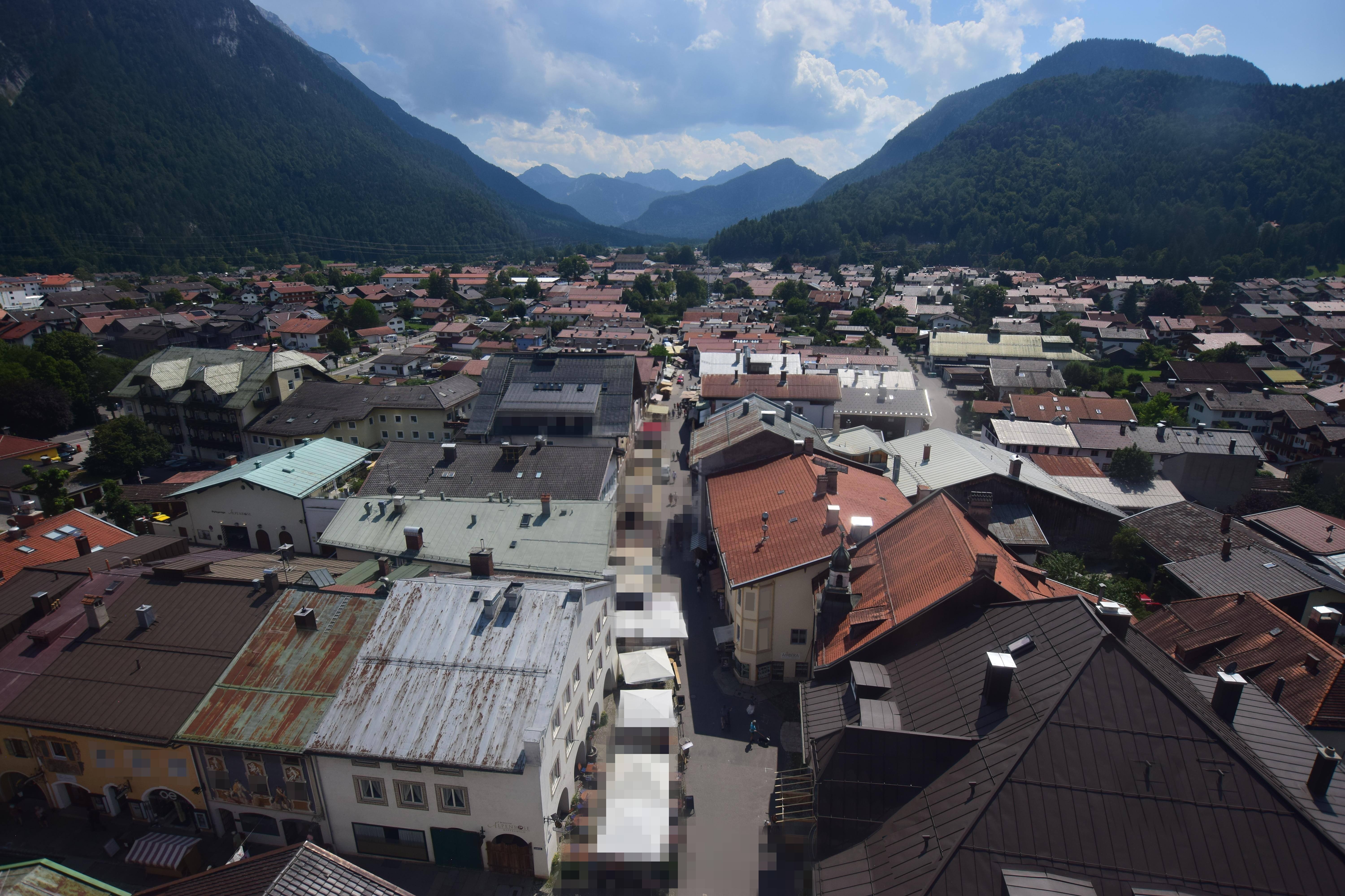 Archiv Foto Webcam Karwendel Mittenwald - Kirche