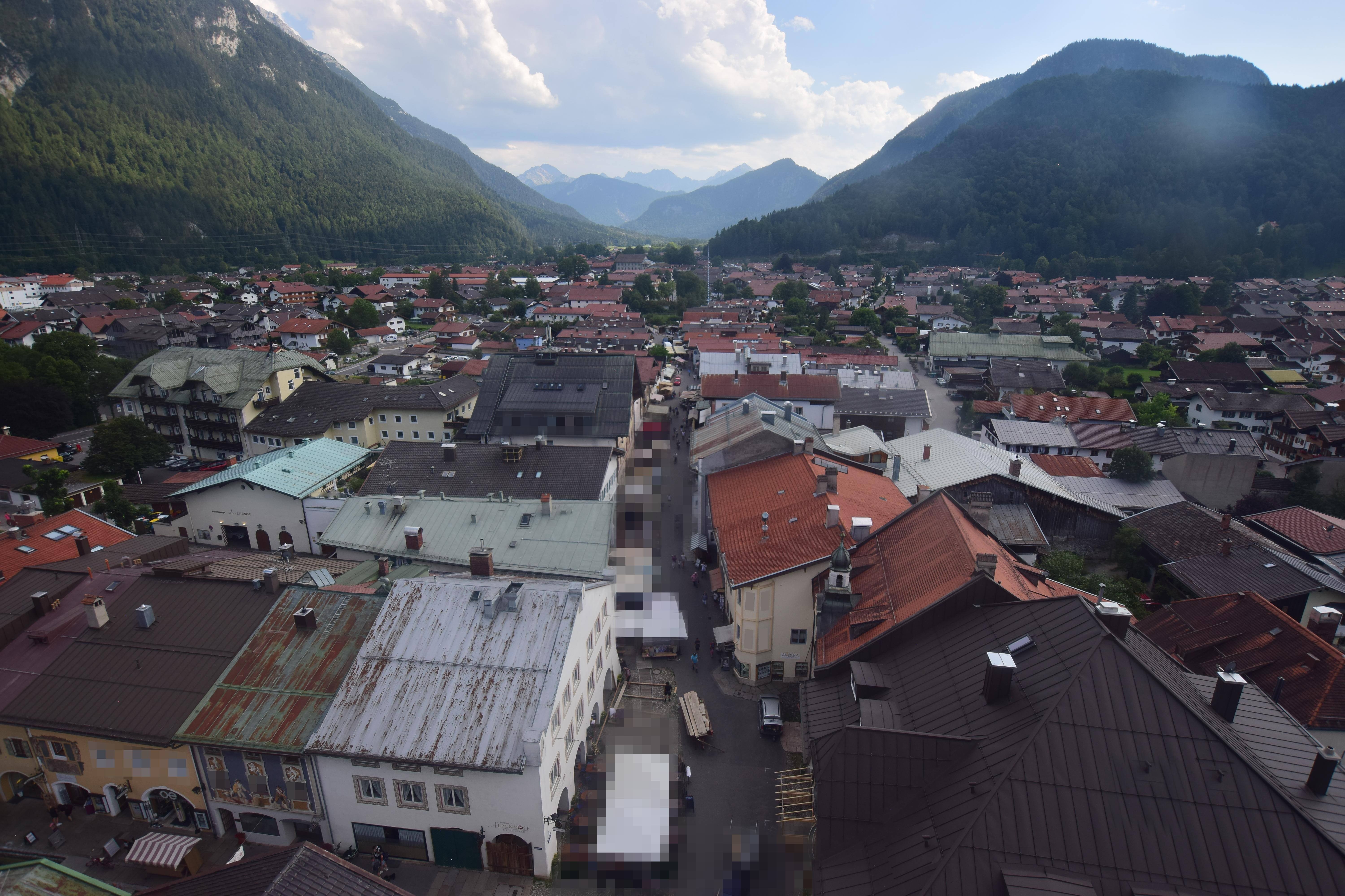 Archiv Foto Webcam Karwendel Mittenwald - Kirche