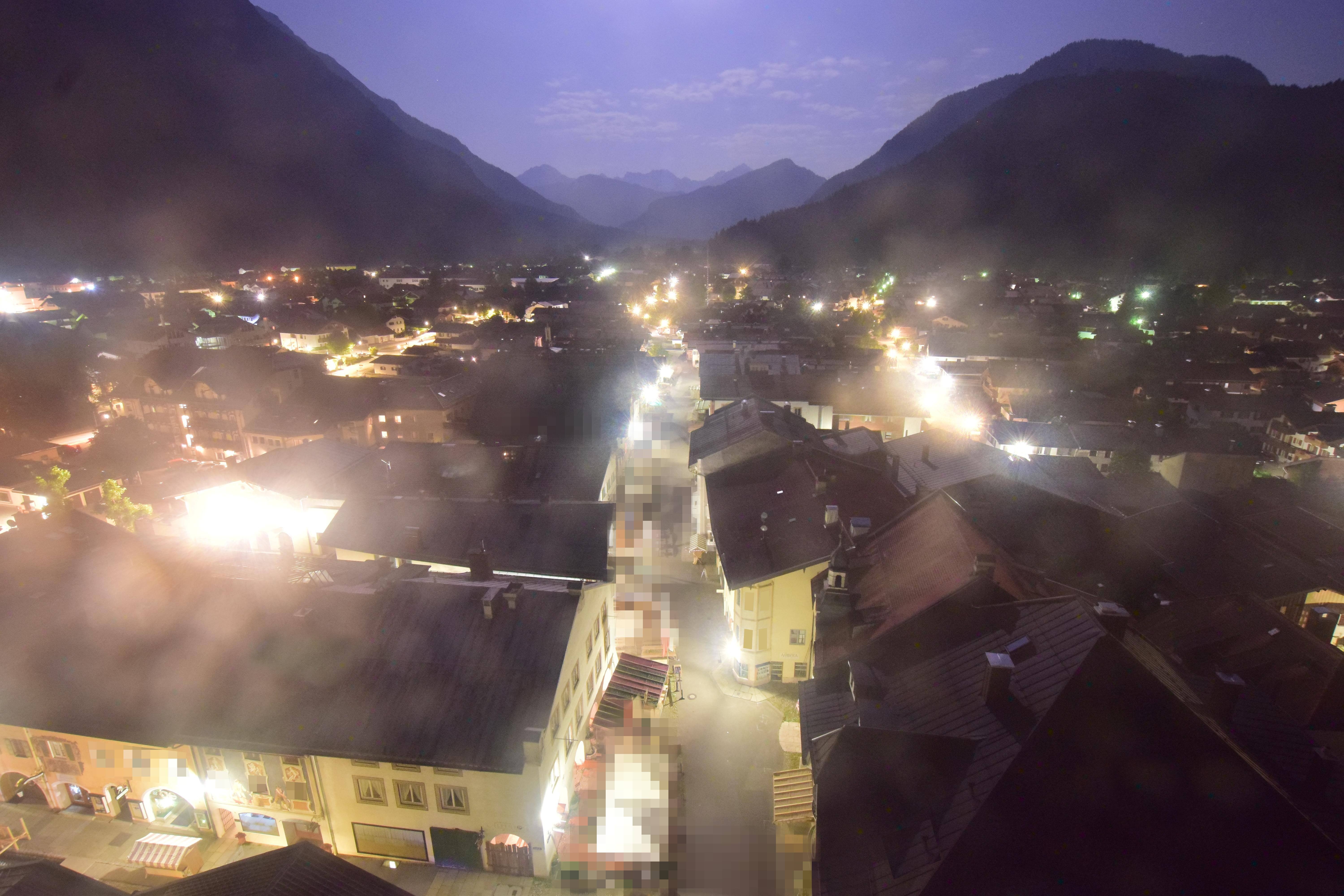 Archiv Foto Webcam Karwendel Mittenwald - Kirche