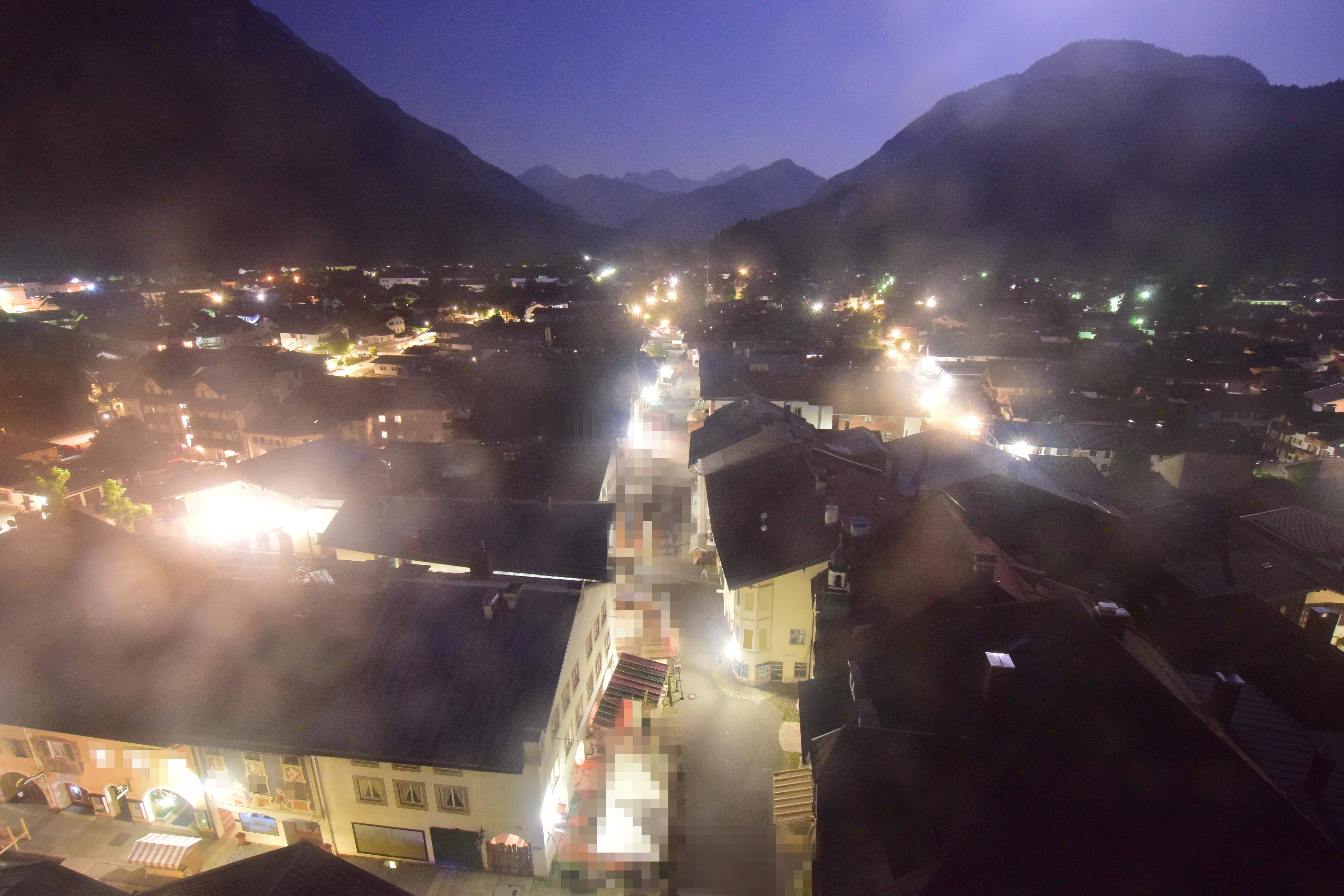 Archiv Foto Webcam Karwendel Mittenwald - Kirche