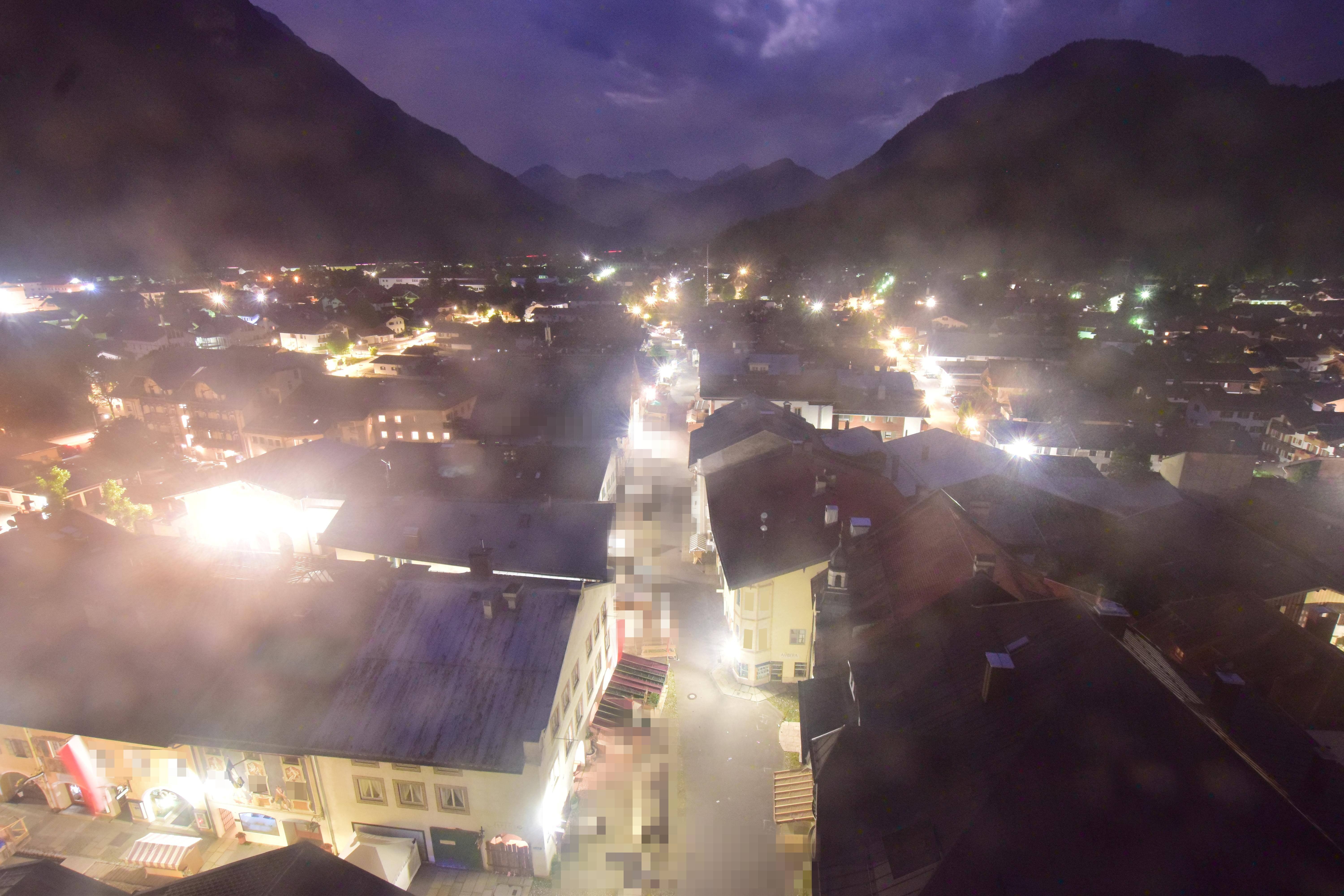 Archiv Foto Webcam Karwendel Mittenwald - Kirche
