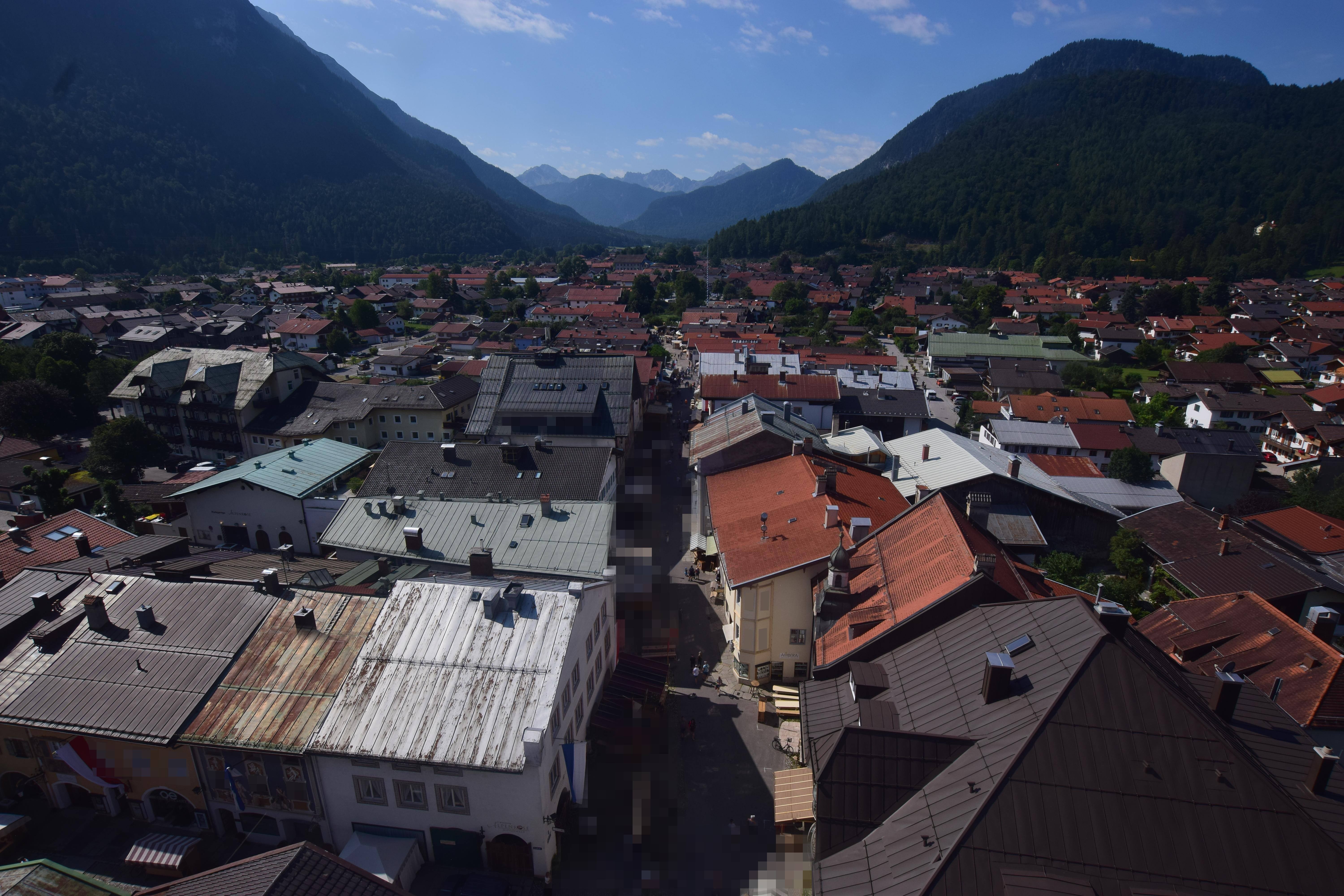Archiv Foto Webcam Karwendel Mittenwald - Kirche