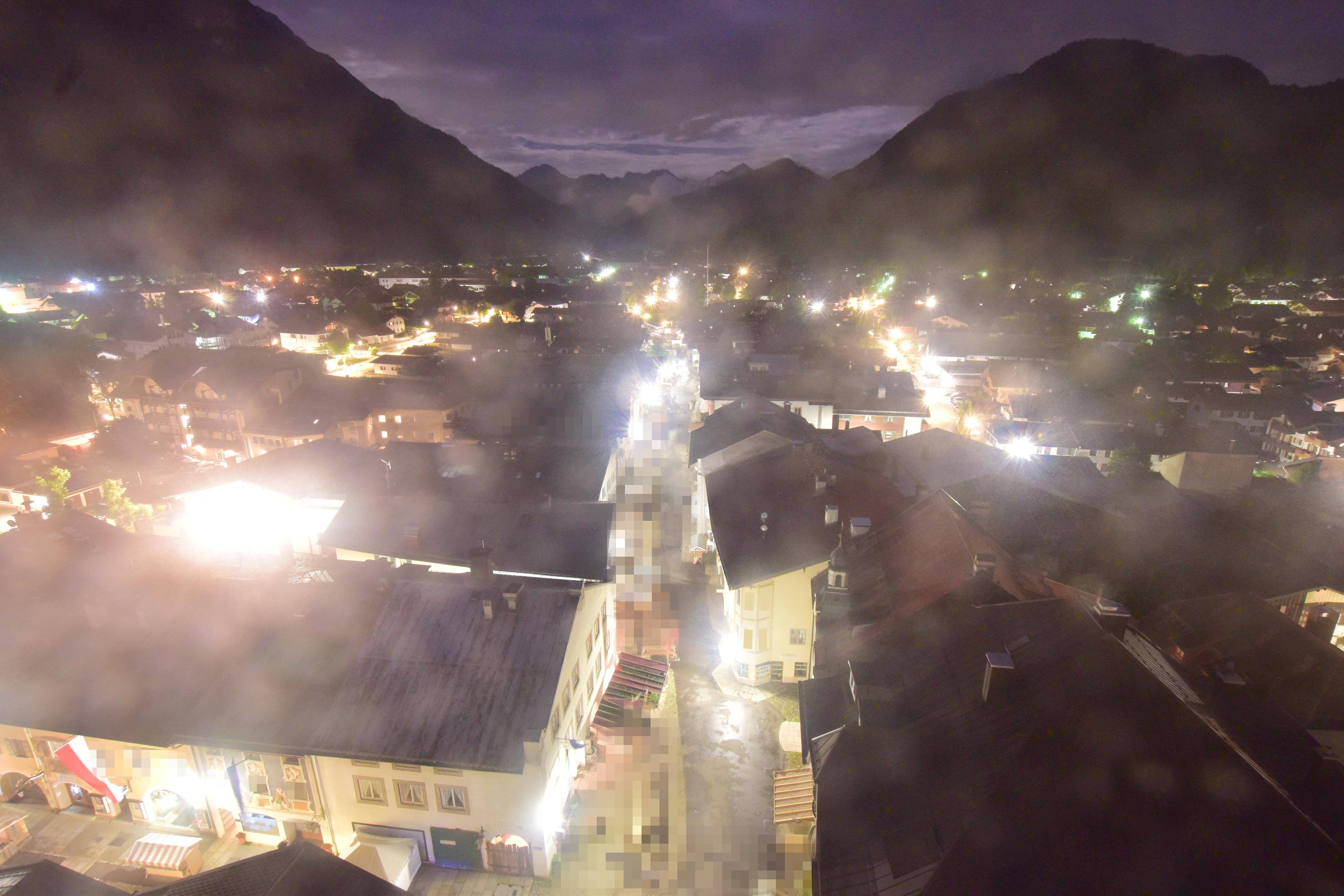 Archived image Webcam Karwendel Mittenwald - Church