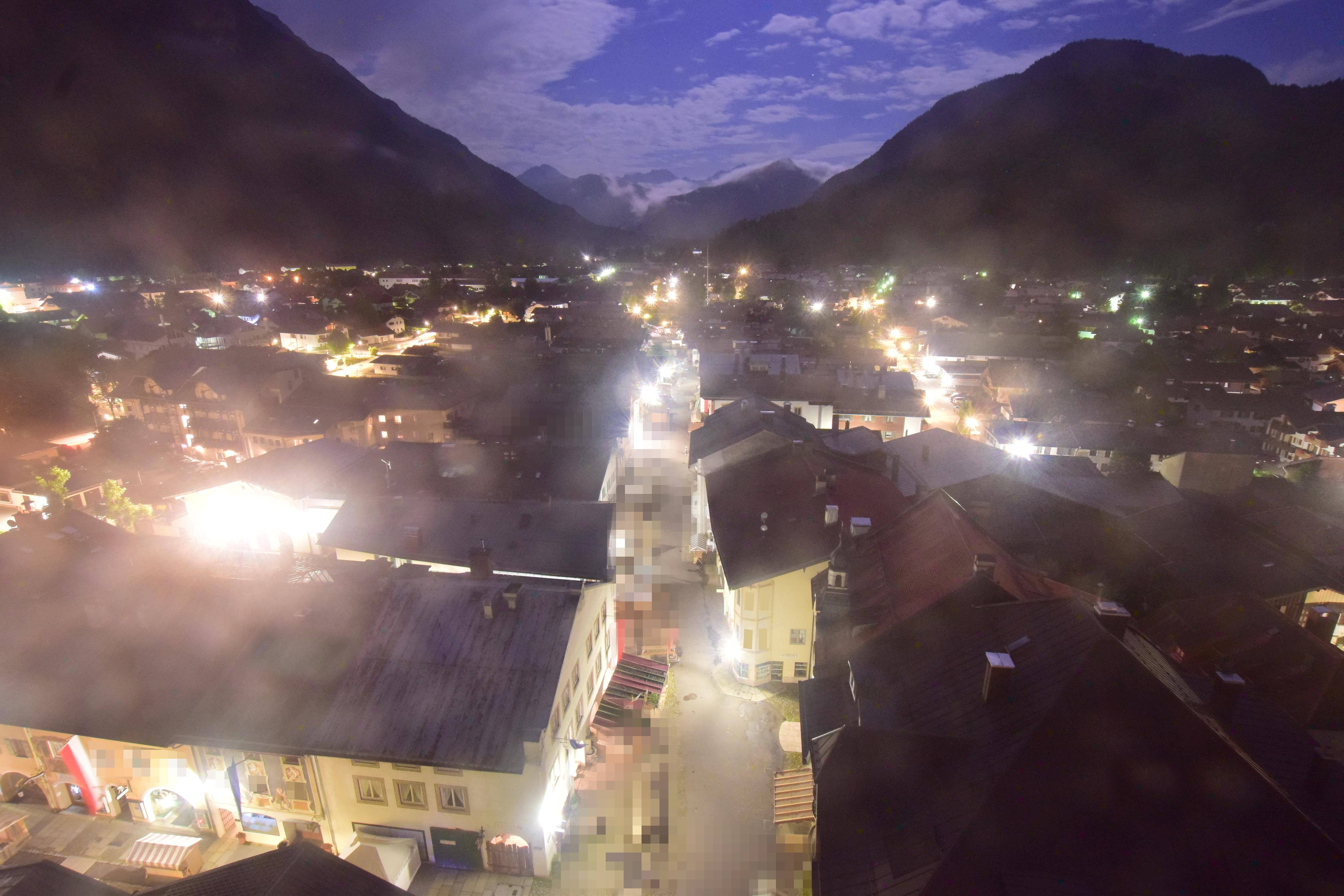 Archiv Foto Webcam Karwendel Mittenwald - Kirche