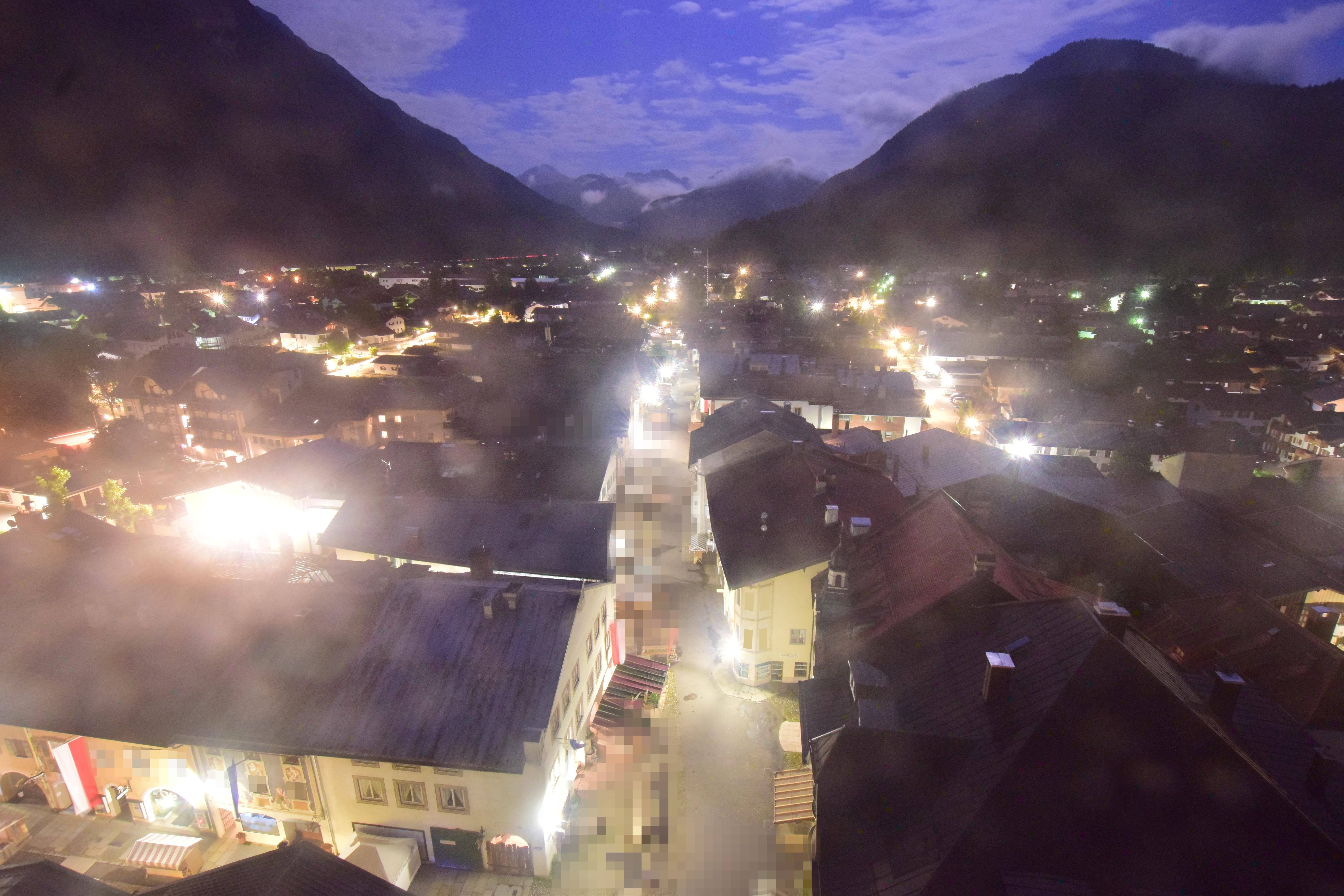Archiv Foto Webcam Karwendel Mittenwald - Kirche
