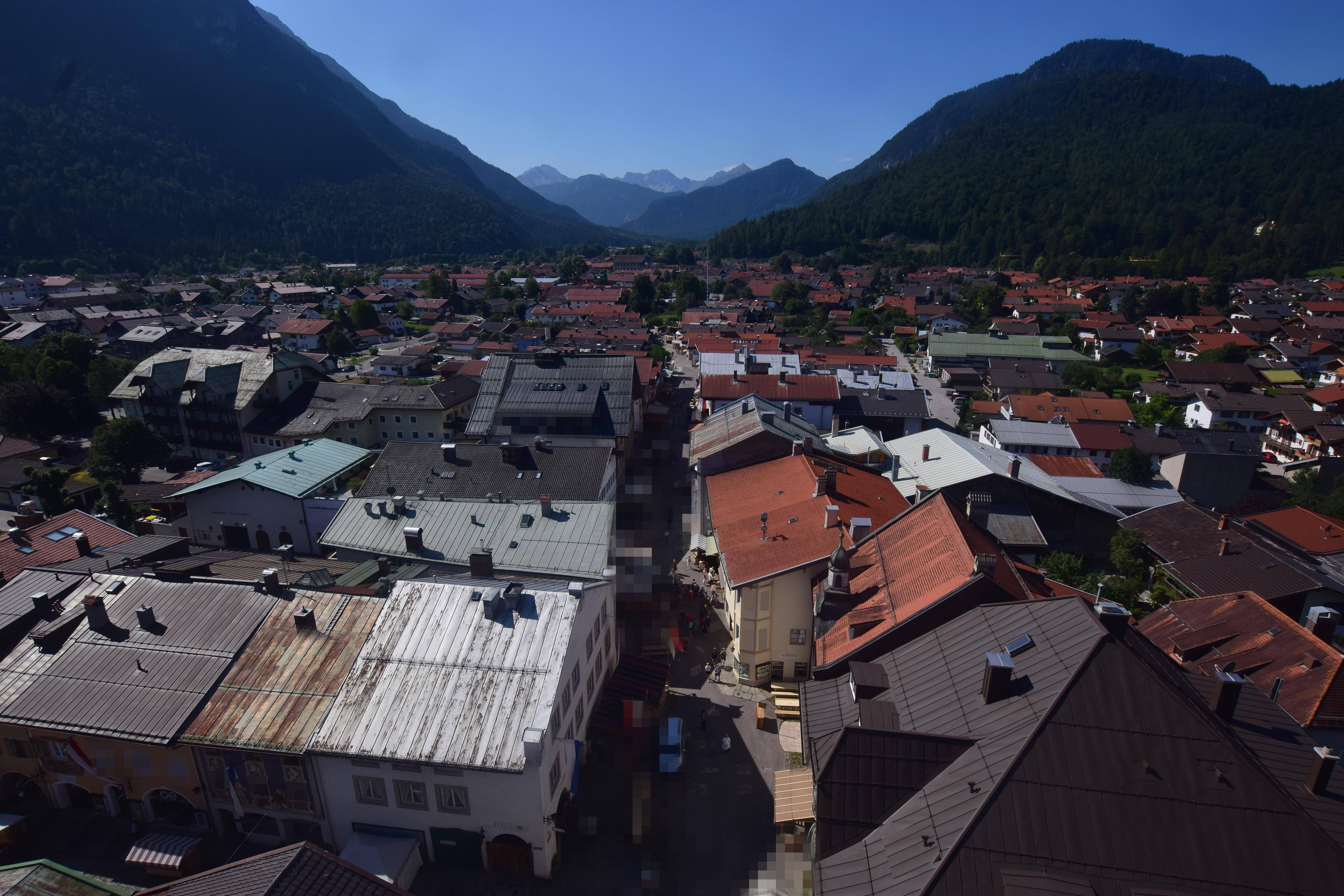 Archiv Foto Webcam Karwendel Mittenwald - Kirche
