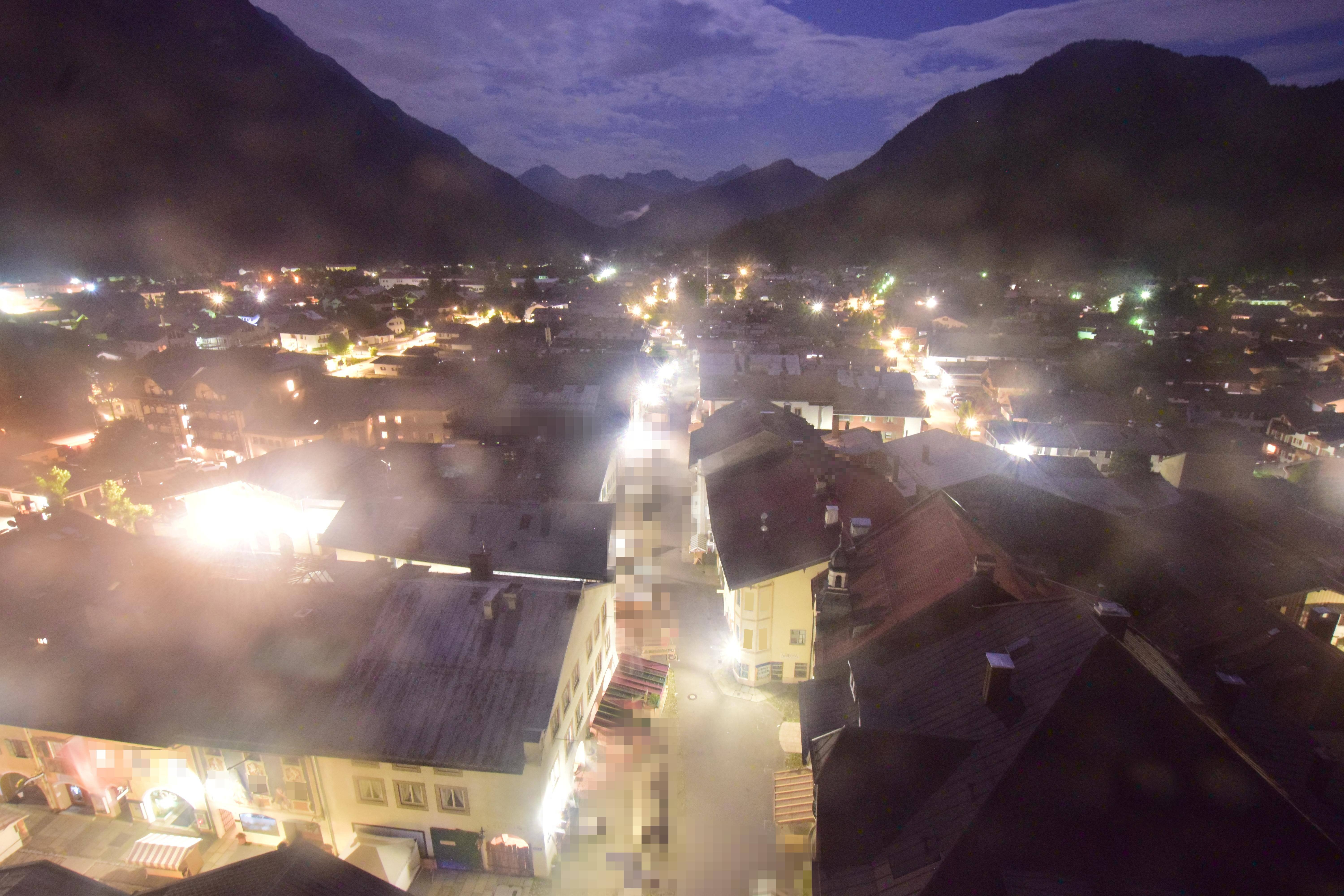 Archiv Foto Webcam Karwendel Mittenwald - Kirche