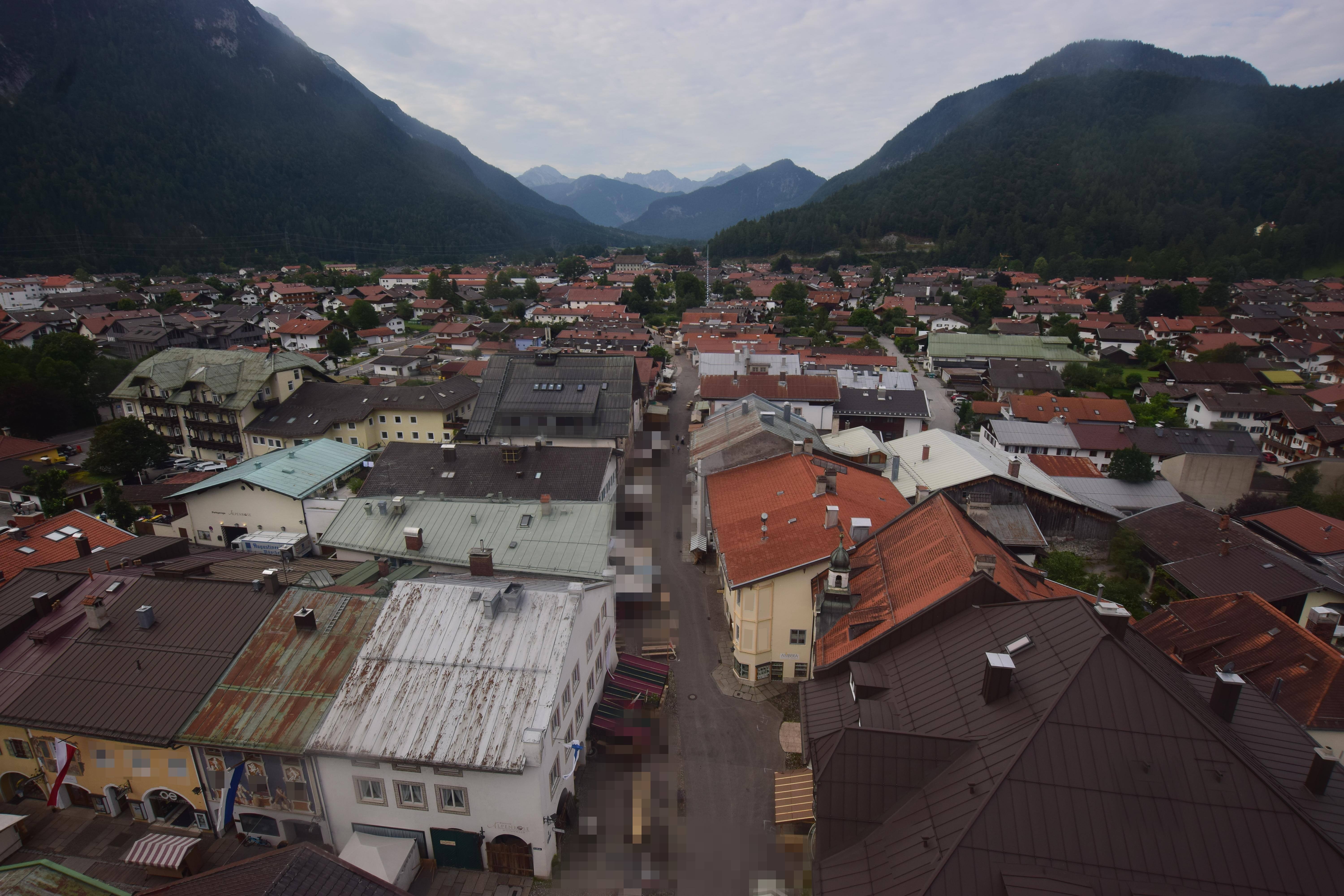 Archiv Foto Webcam Karwendel Mittenwald - Kirche
