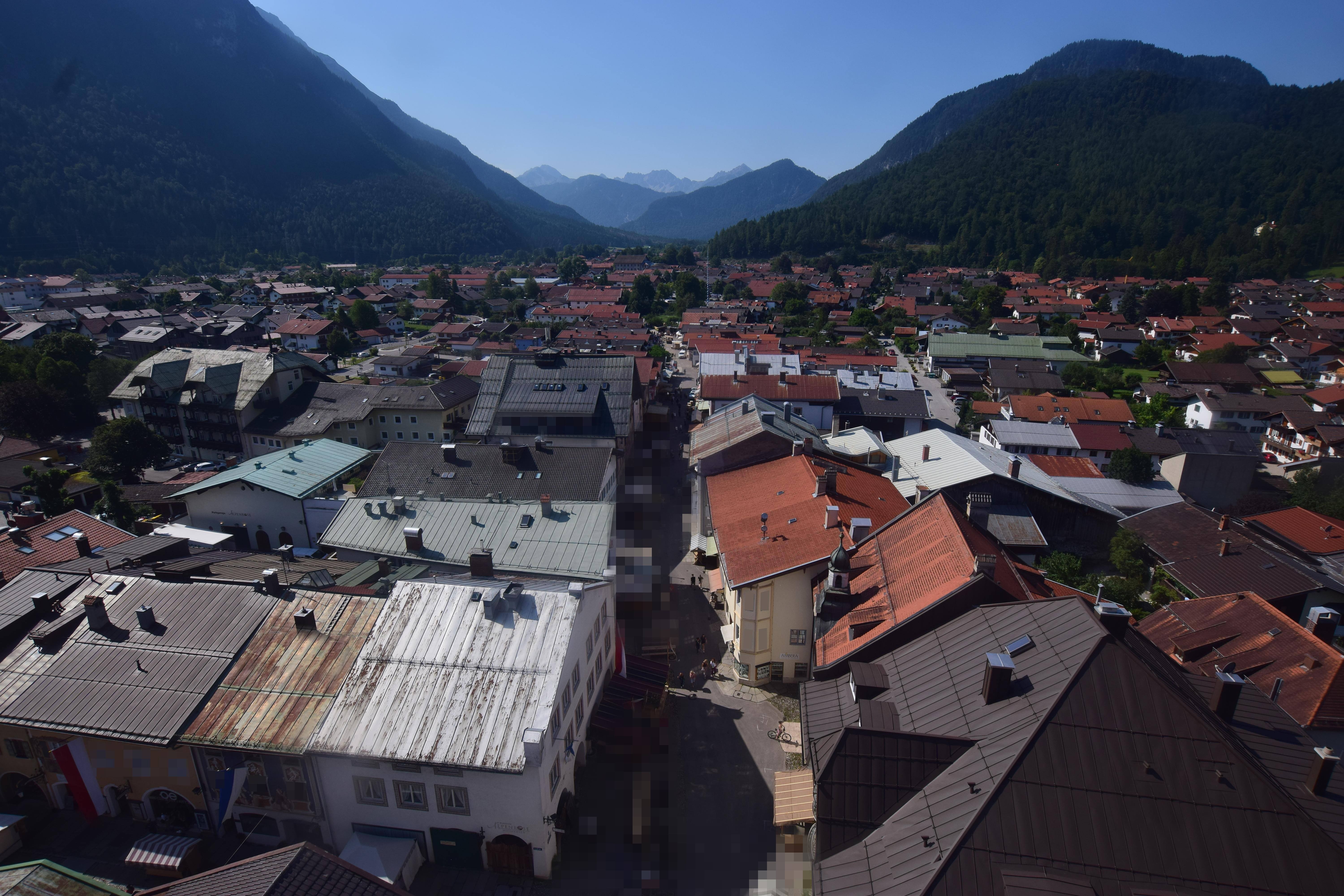 Archiv Foto Webcam Karwendel Mittenwald - Kirche