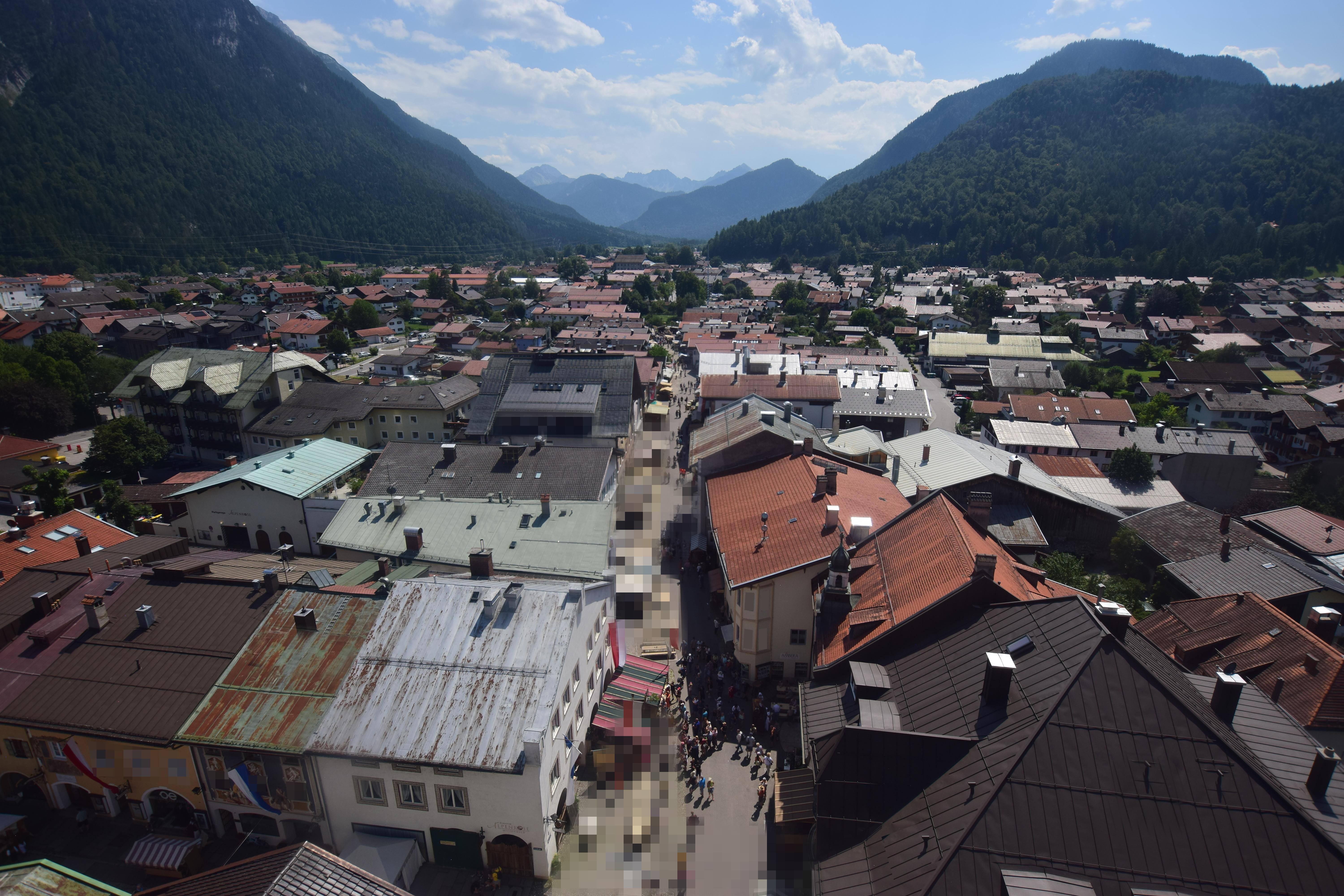 Archiv Foto Webcam Karwendel Mittenwald - Kirche