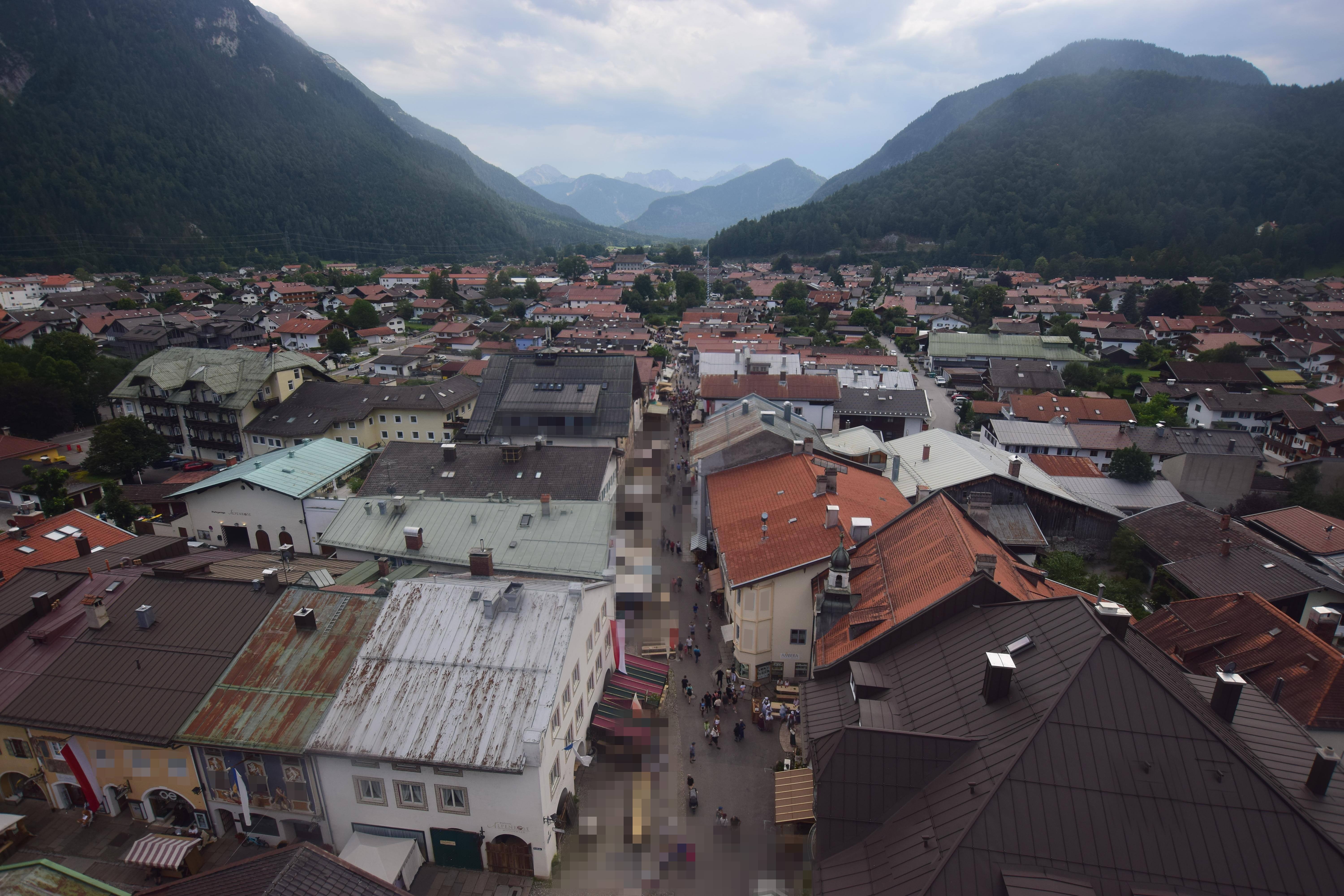 Archiv Foto Webcam Karwendel Mittenwald - Kirche