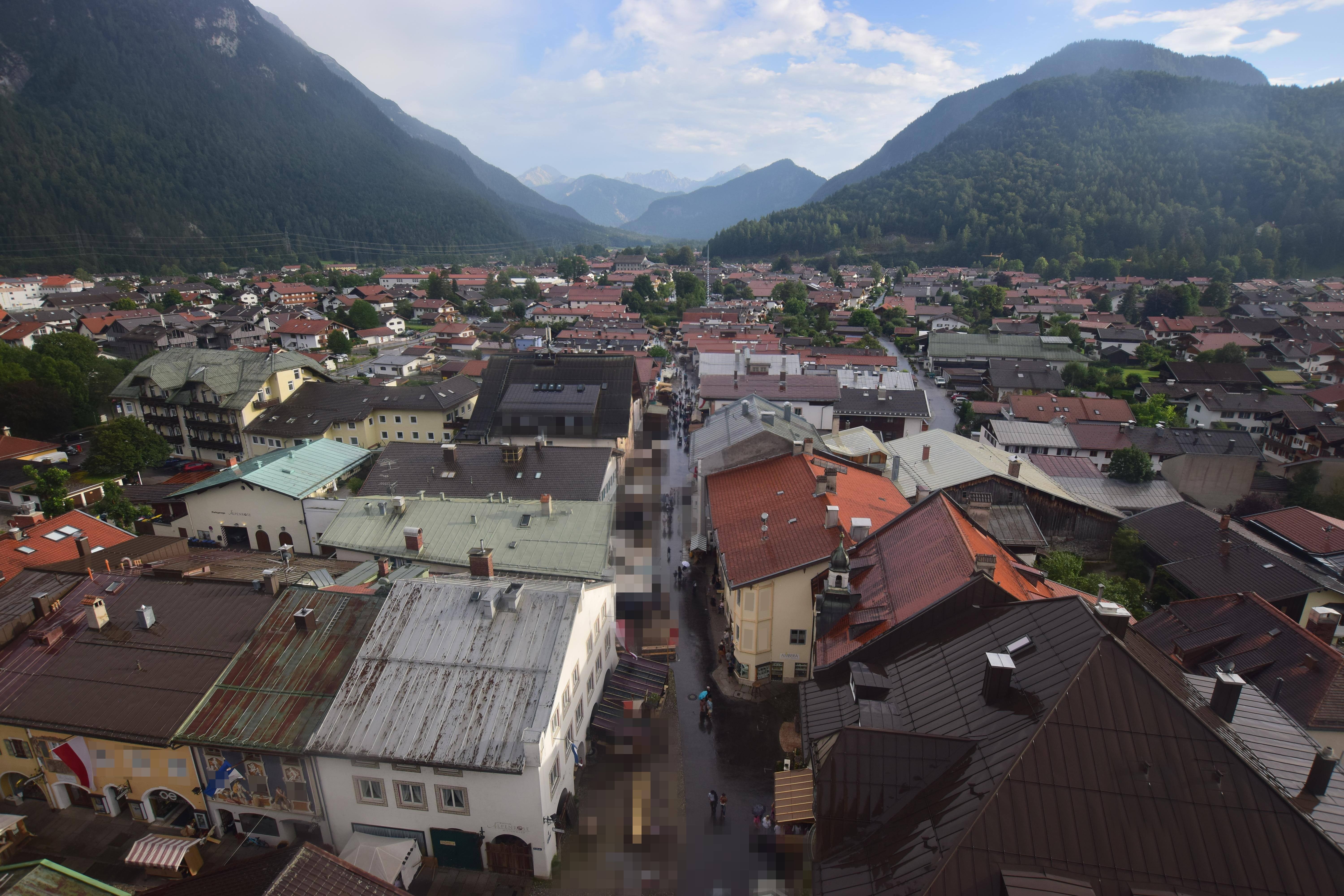 Archiv Foto Webcam Karwendel Mittenwald - Kirche