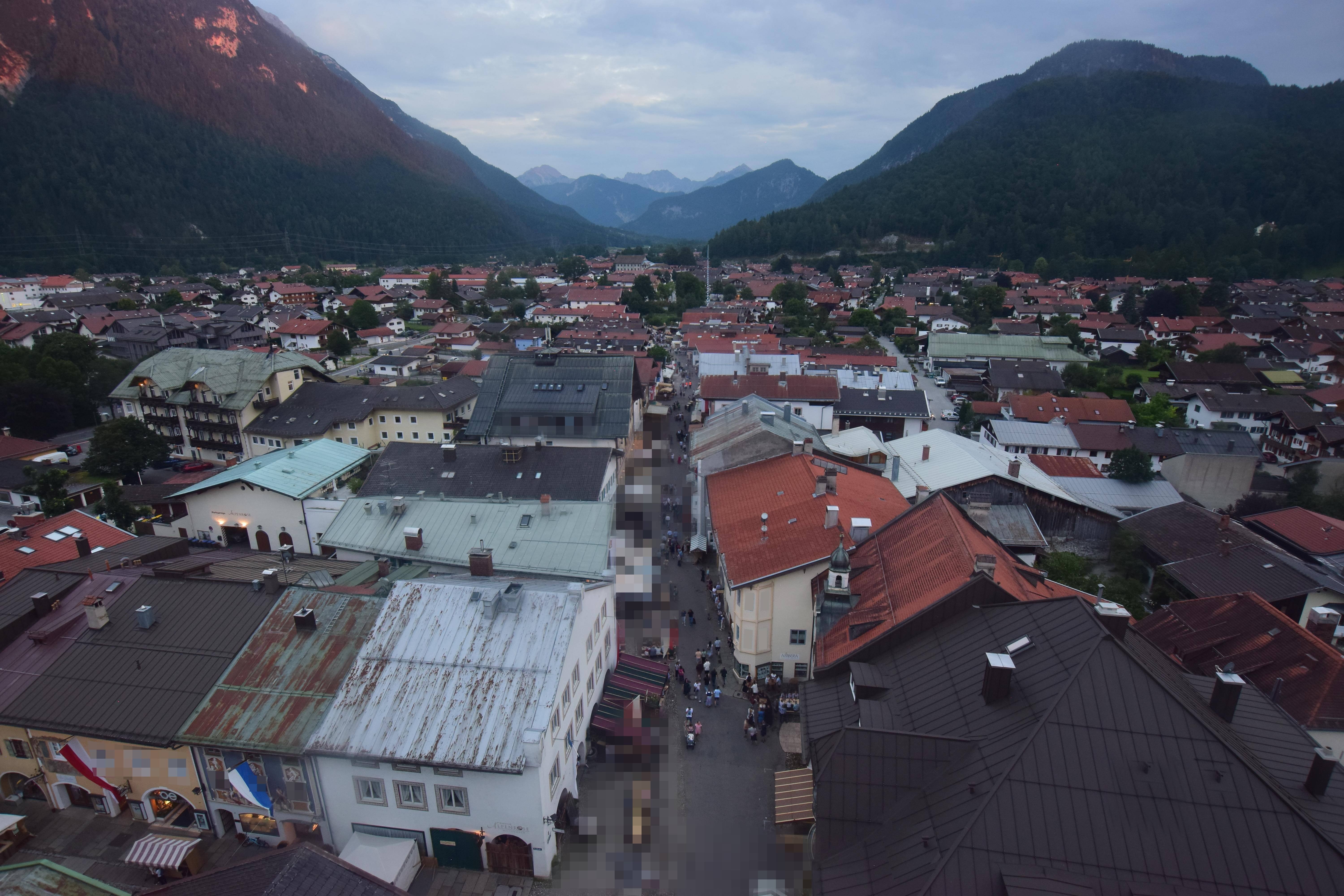 Archiv Foto Webcam Karwendel Mittenwald - Kirche