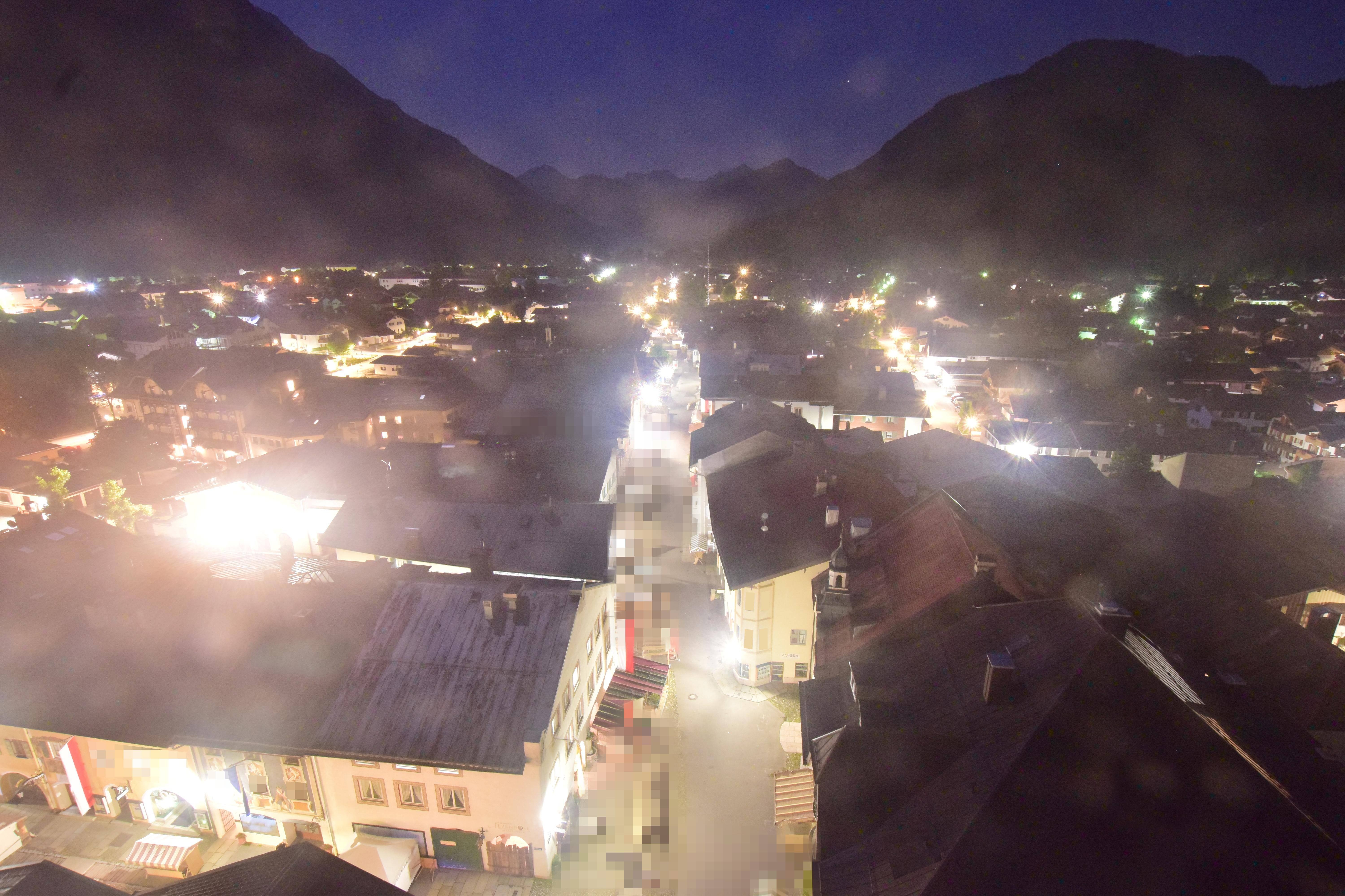 Archiv Foto Webcam Karwendel Mittenwald - Kirche