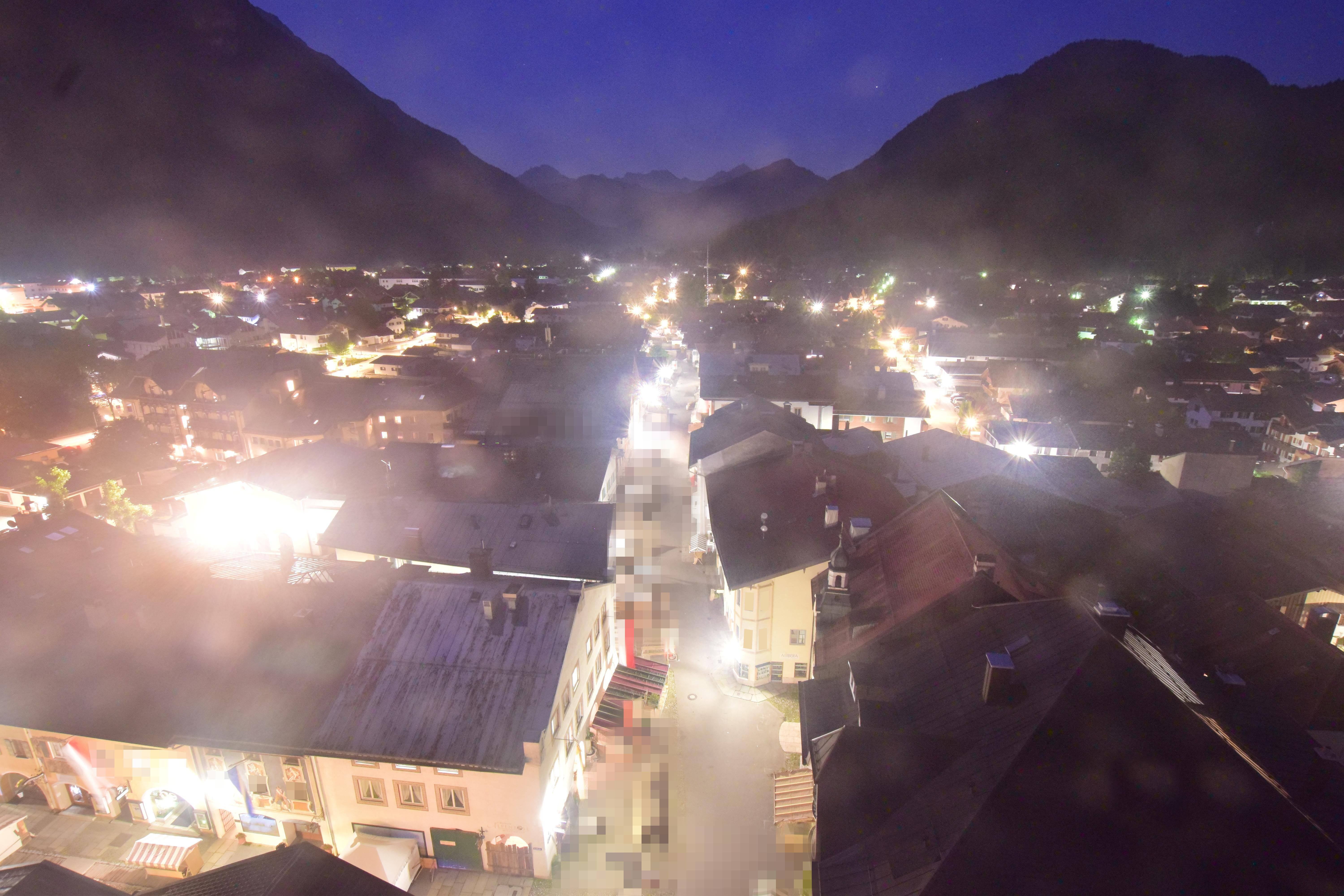 Archiv Foto Webcam Karwendel Mittenwald - Kirche