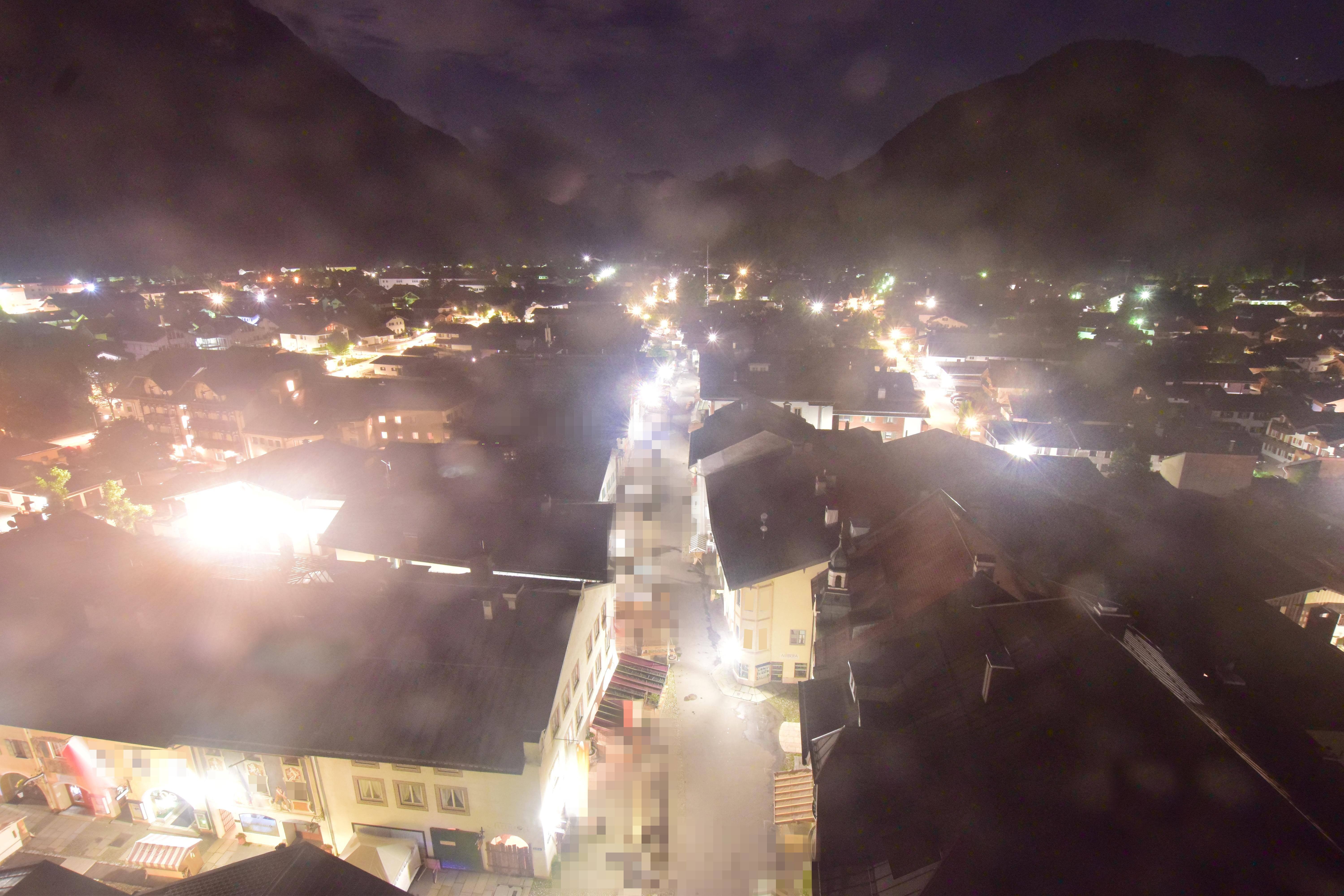Archiv Foto Webcam Karwendel Mittenwald - Kirche