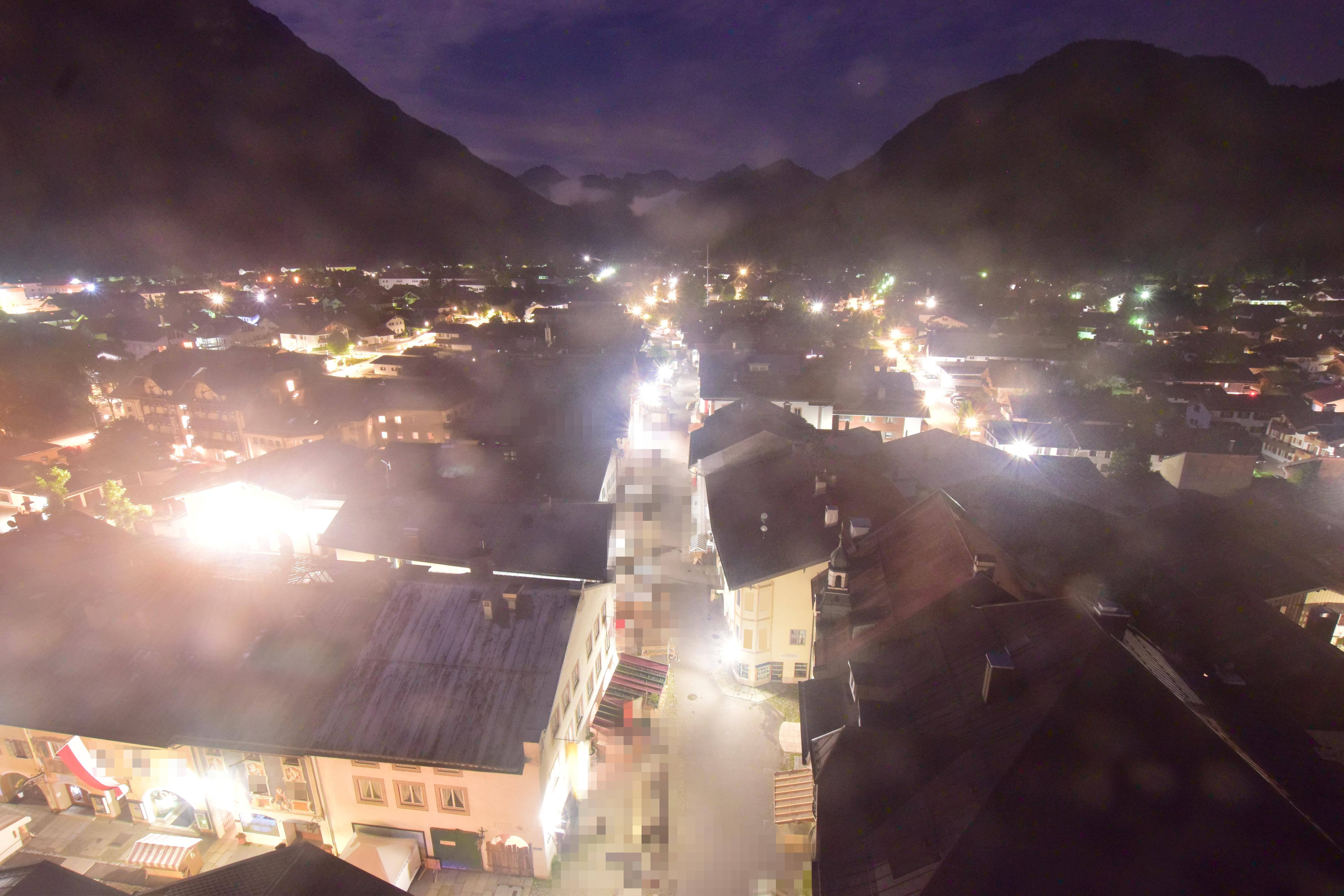 Archiv Foto Webcam Karwendel Mittenwald - Kirche