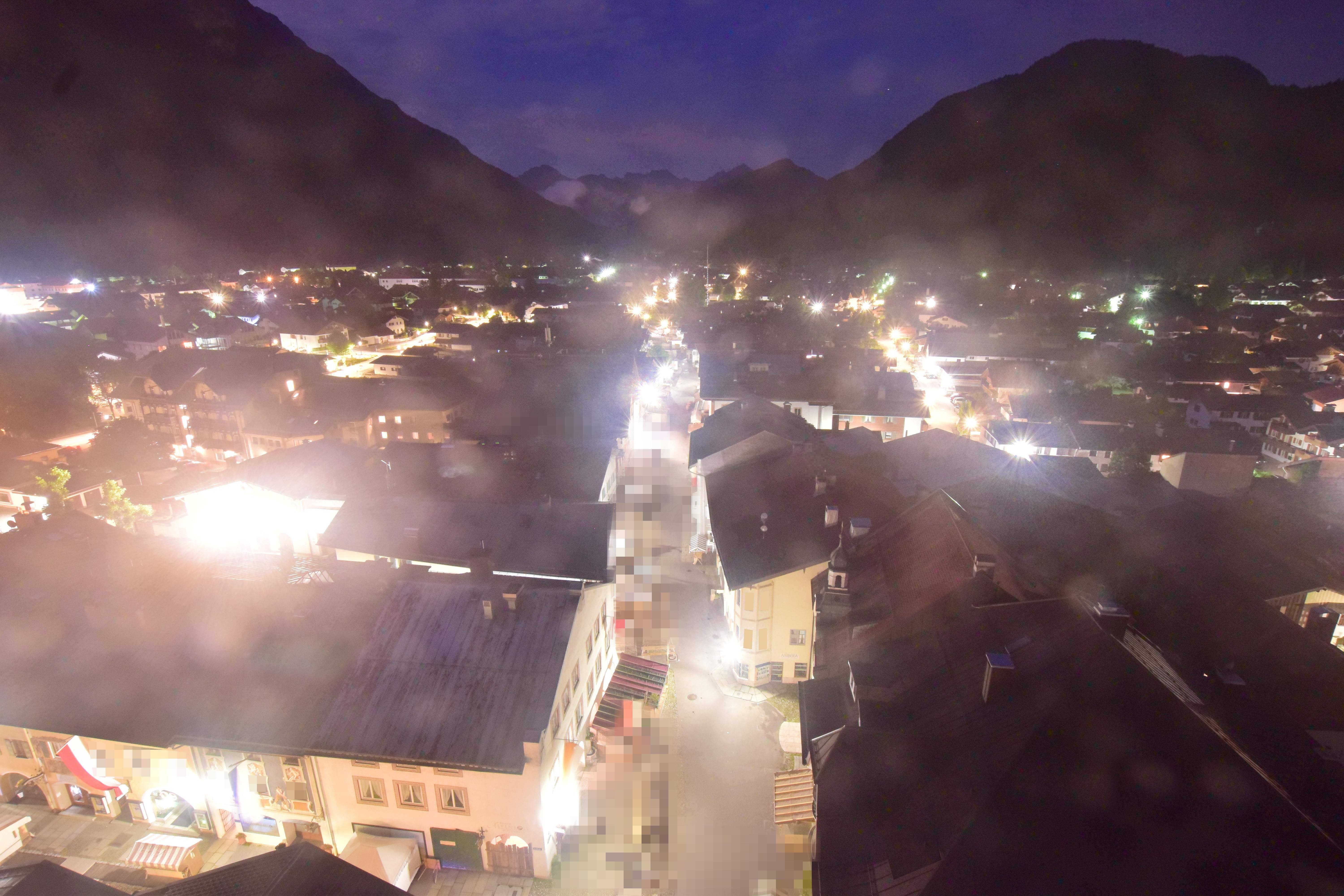 Archiv Foto Webcam Karwendel Mittenwald - Kirche