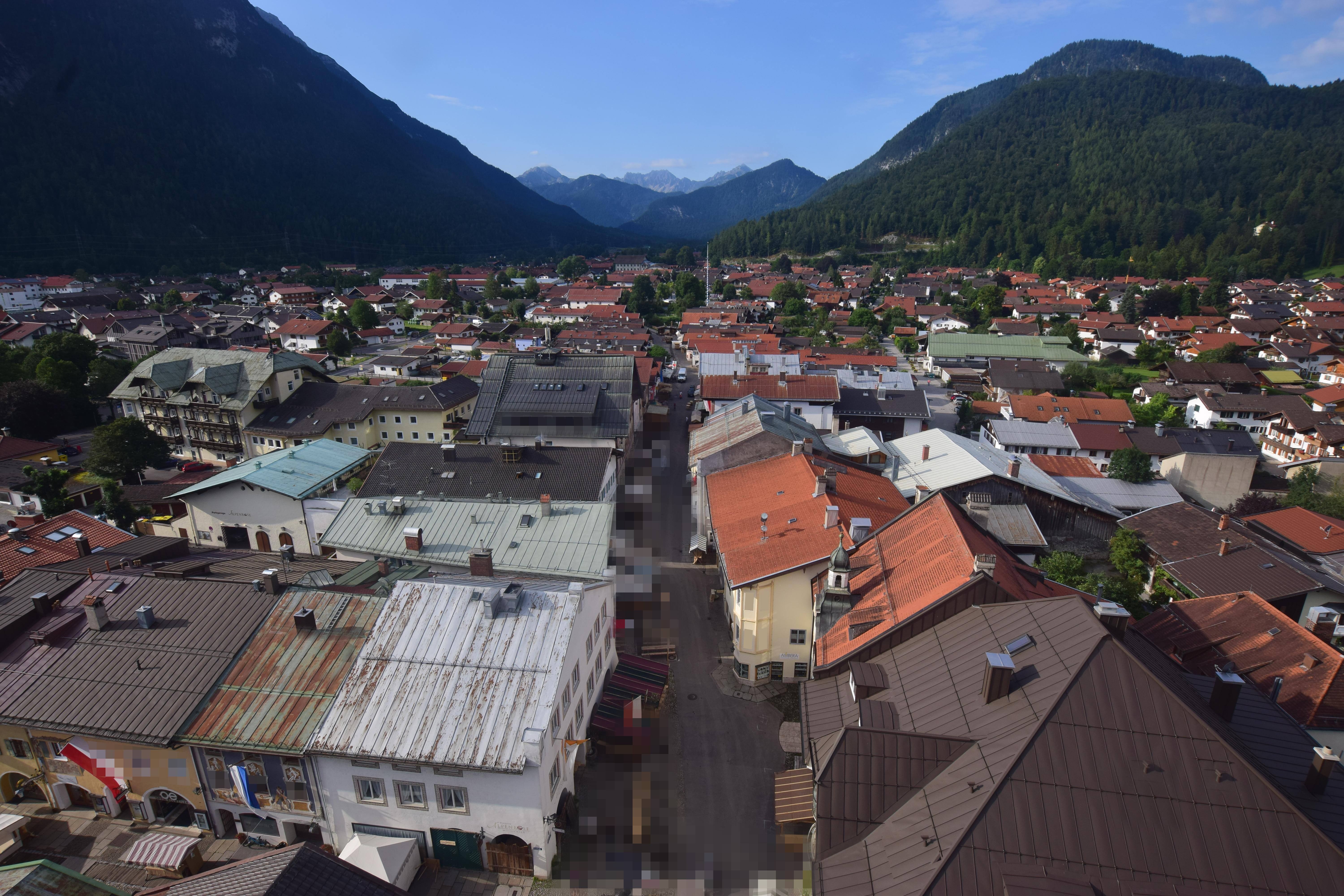 Archiv Foto Webcam Karwendel Mittenwald - Kirche