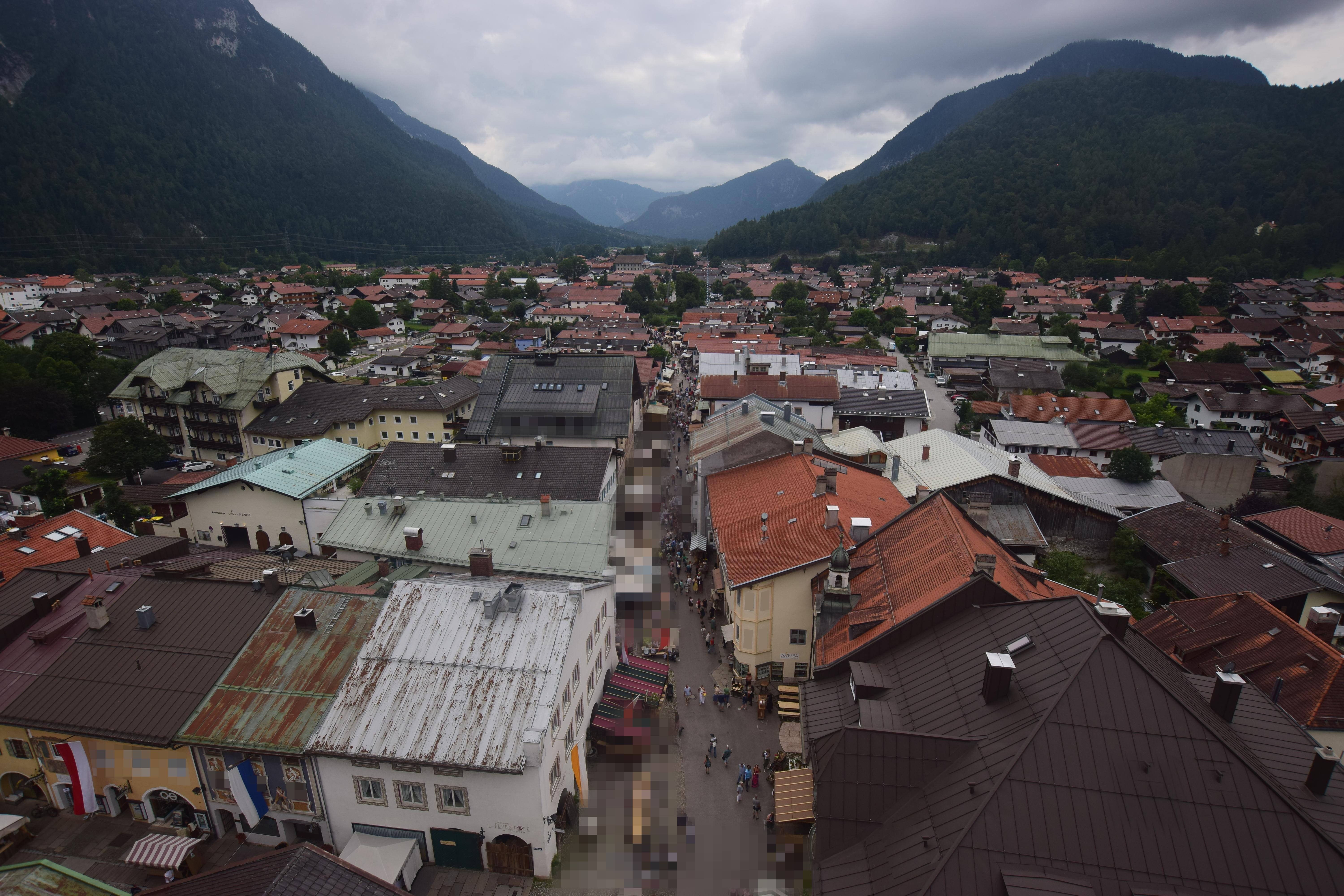 Archiv Foto Webcam Karwendel Mittenwald - Kirche