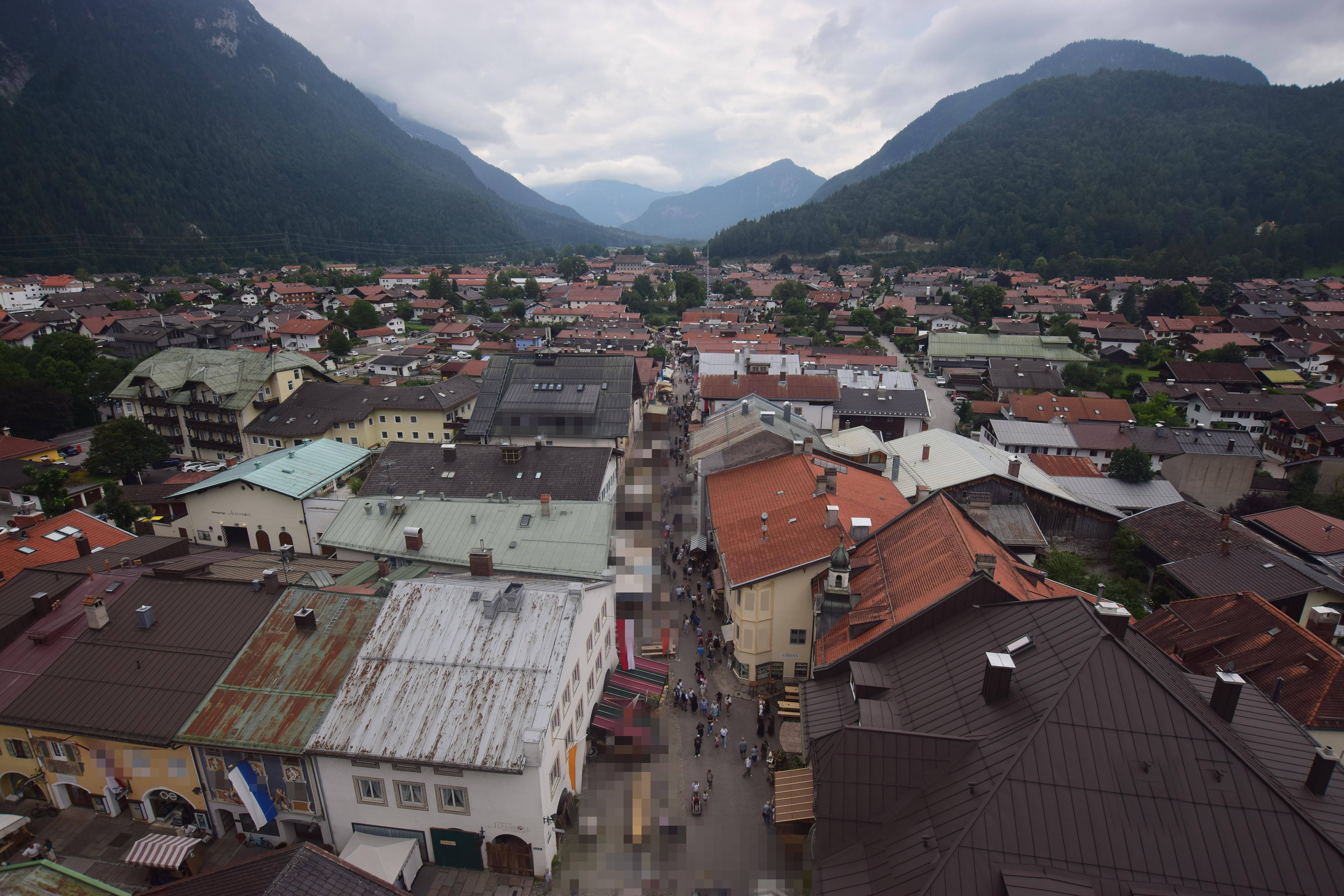 Archiv Foto Webcam Karwendel Mittenwald - Kirche