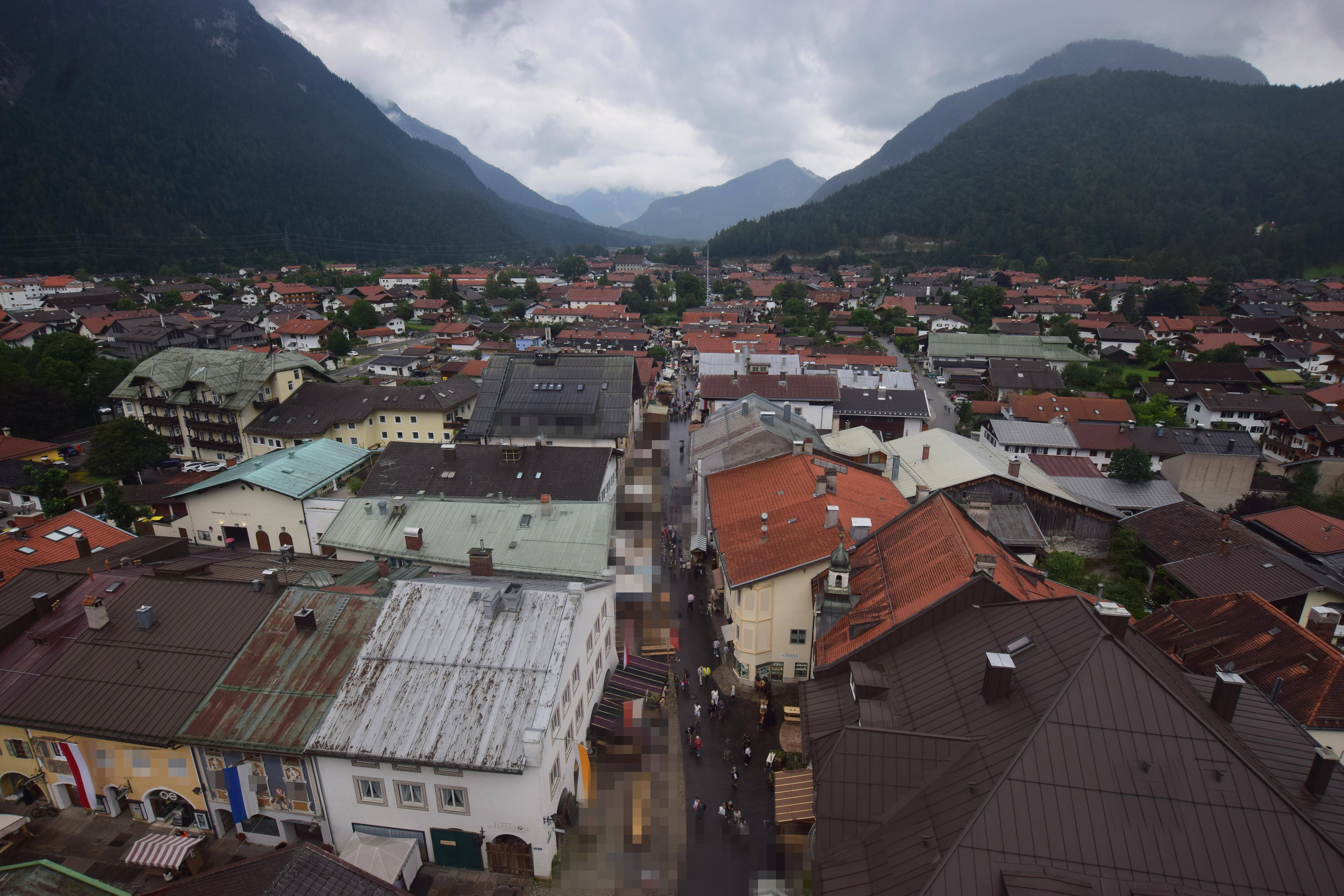 Archiv Foto Webcam Karwendel Mittenwald - Kirche