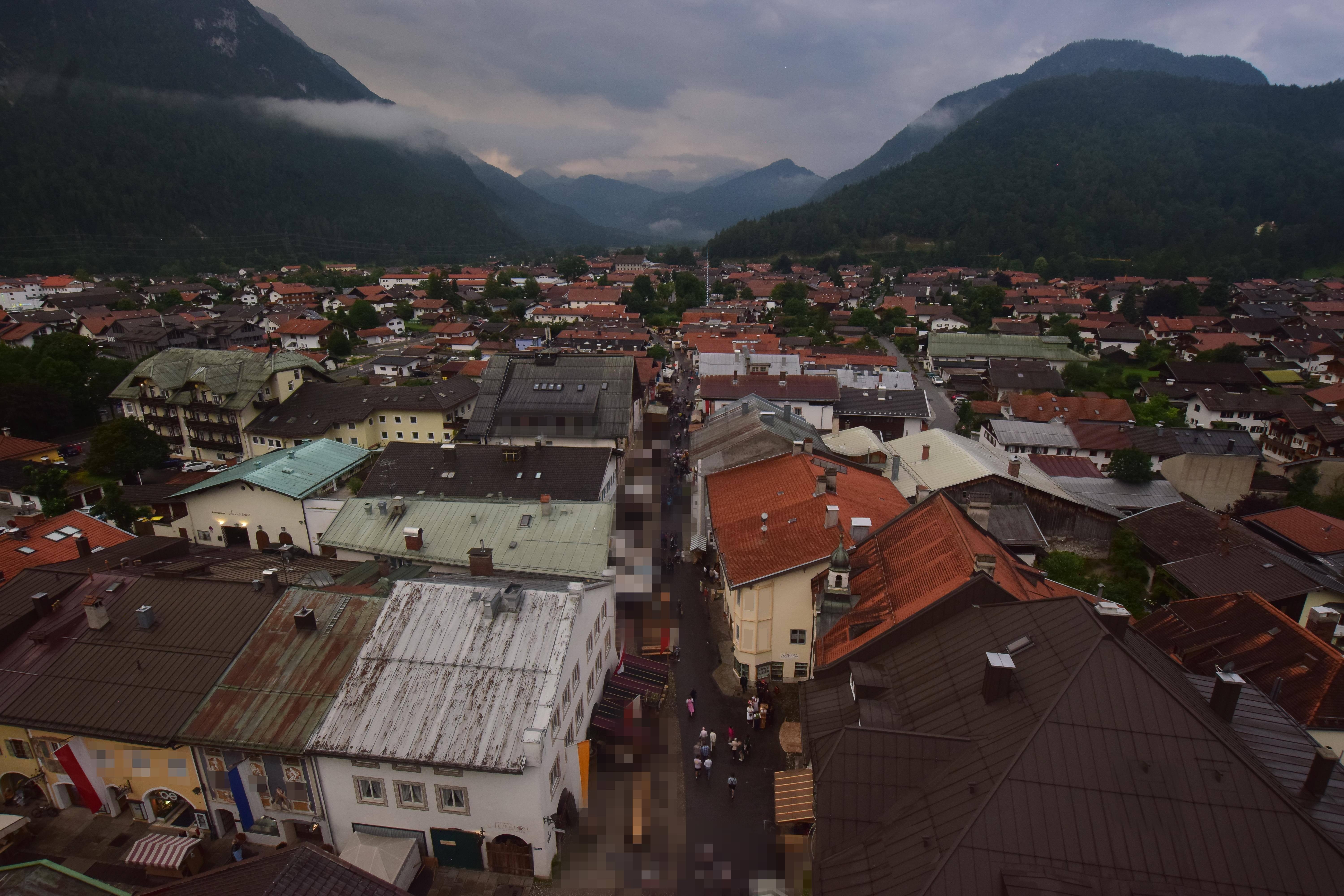 Archiv Foto Webcam Karwendel Mittenwald - Kirche