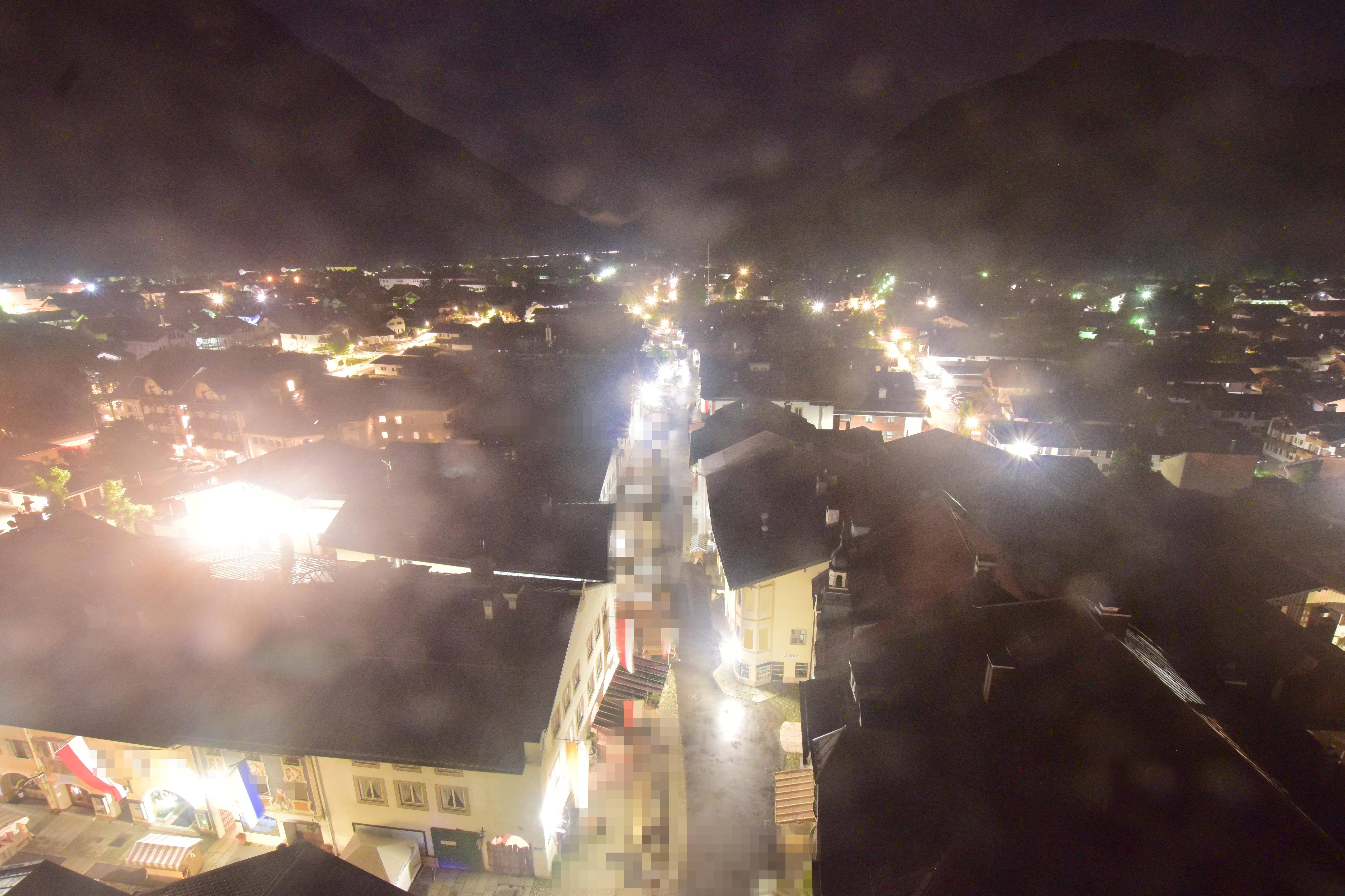 Archiv Foto Webcam Karwendel Mittenwald - Kirche