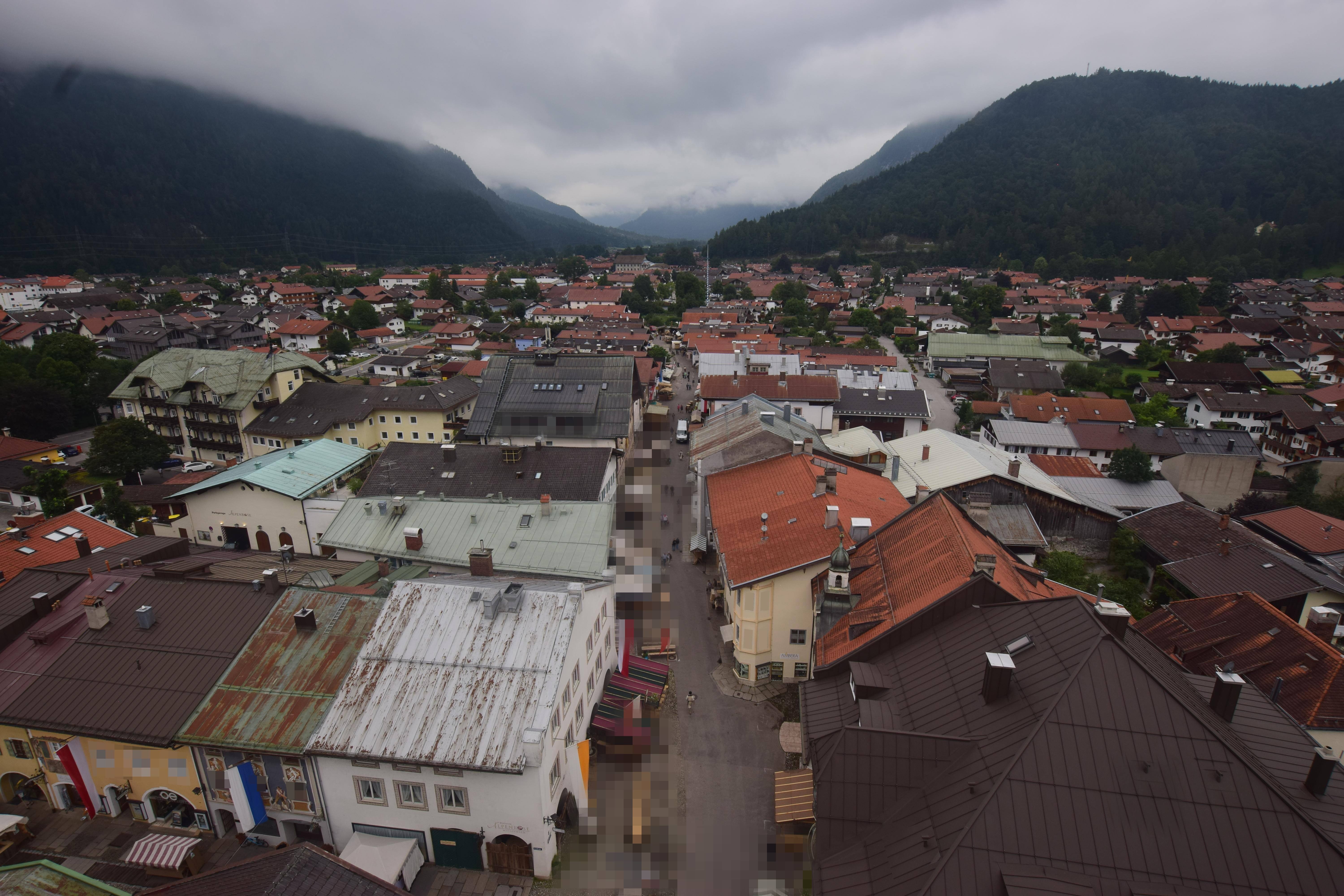 Archiv Foto Webcam Karwendel Mittenwald - Kirche