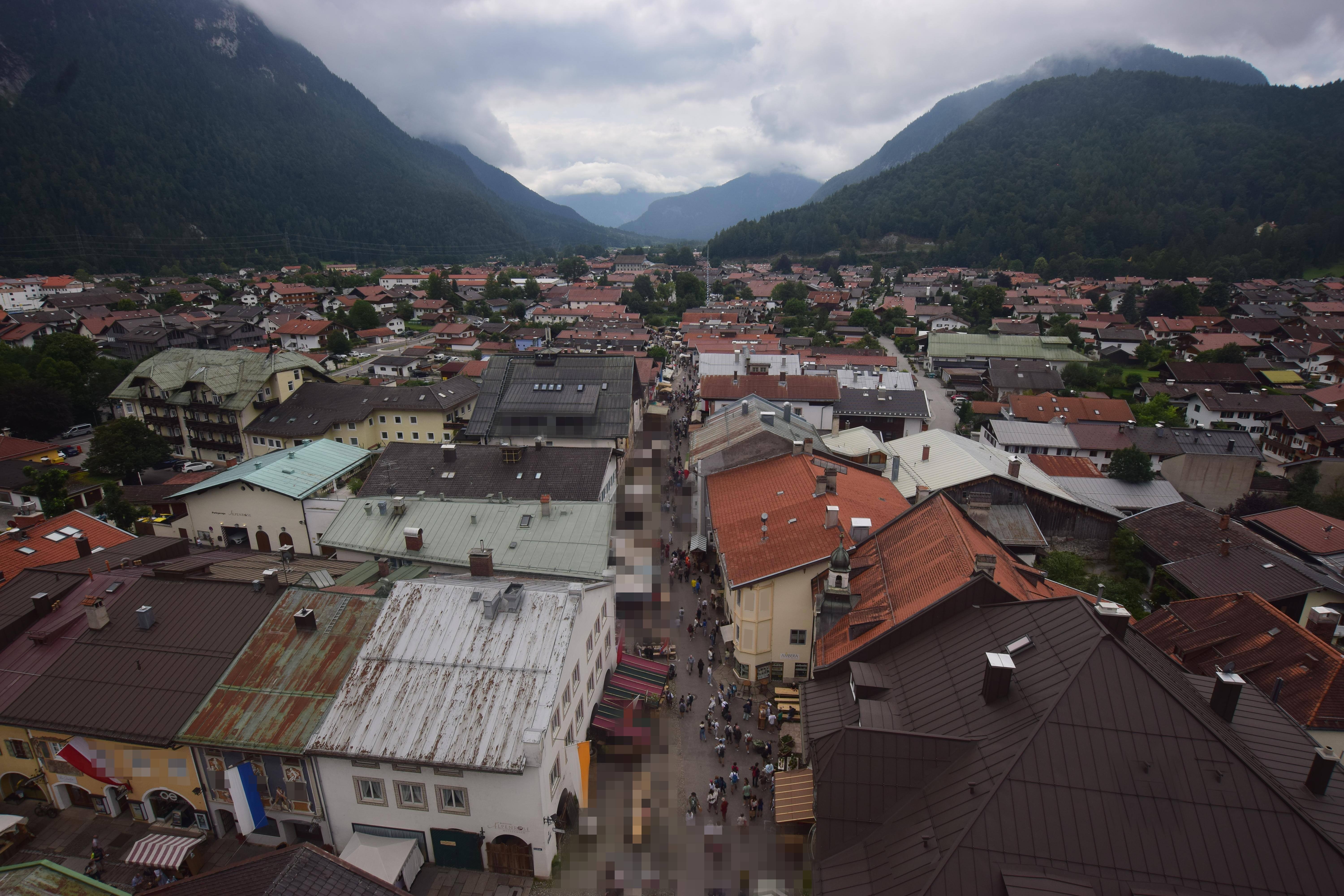 Archiv Foto Webcam Karwendel Mittenwald - Kirche