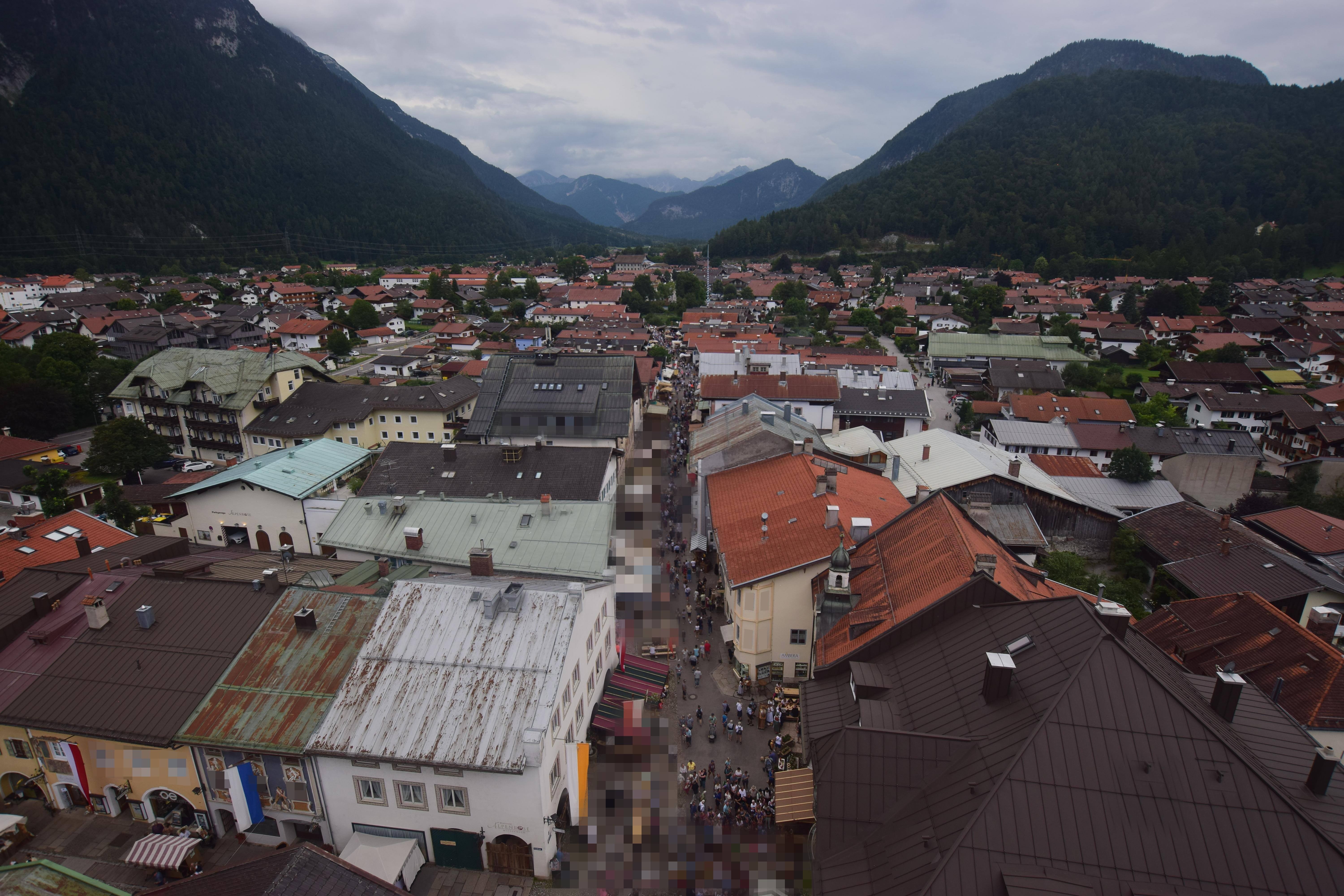 Archiv Foto Webcam Karwendel Mittenwald - Kirche