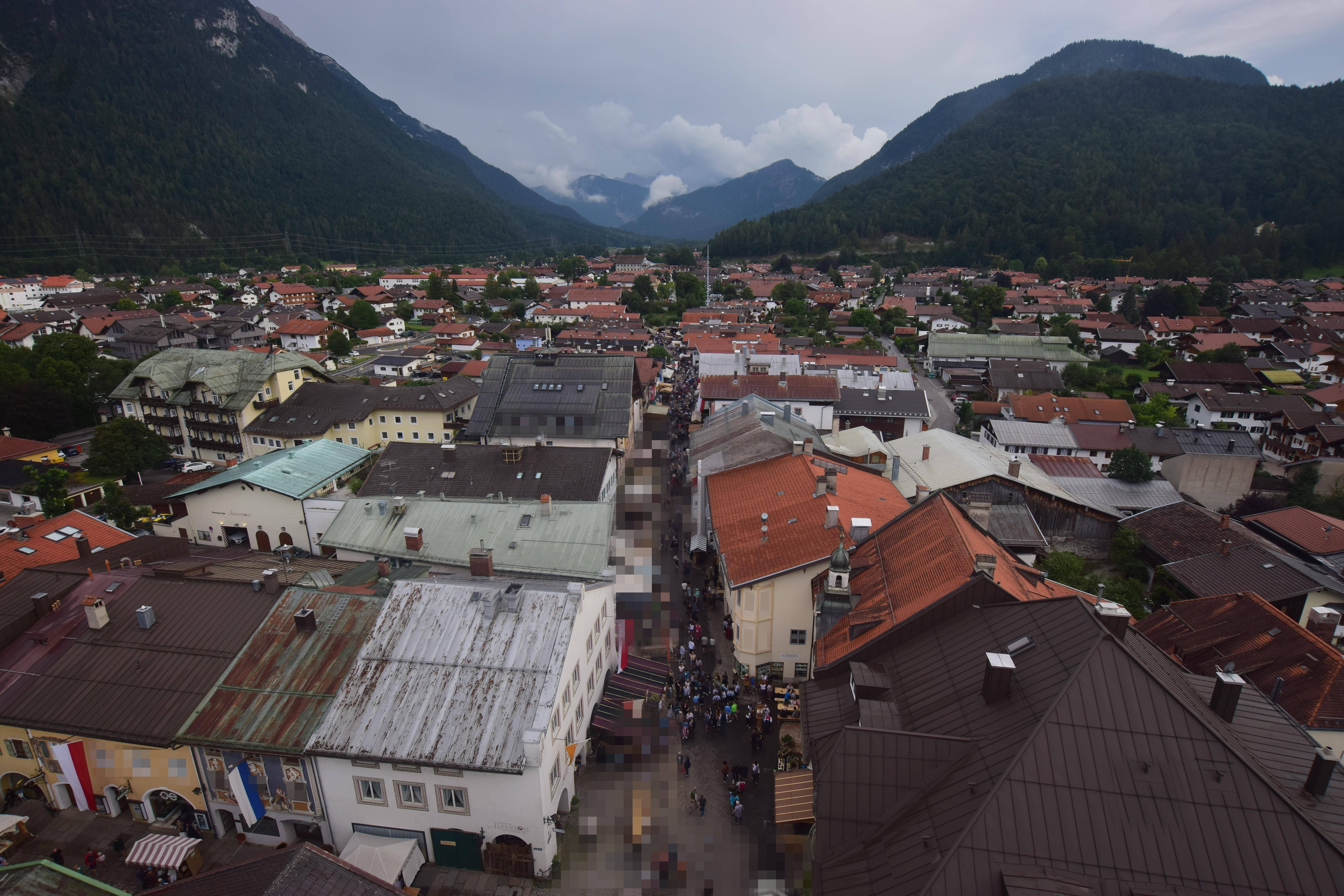 Archiv Foto Webcam Karwendel Mittenwald - Kirche