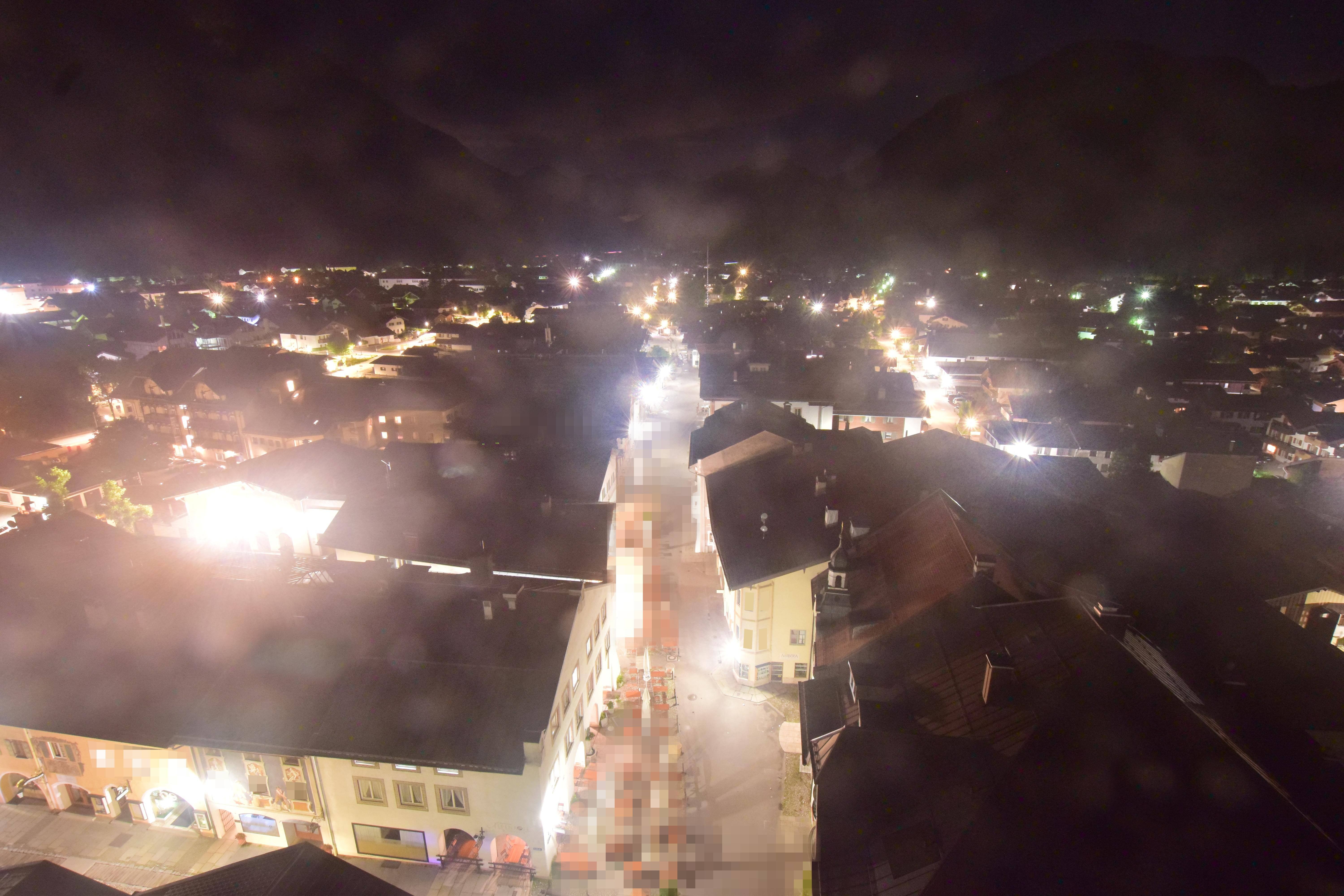 Archiv Foto Webcam Karwendel Mittenwald - Kirche
