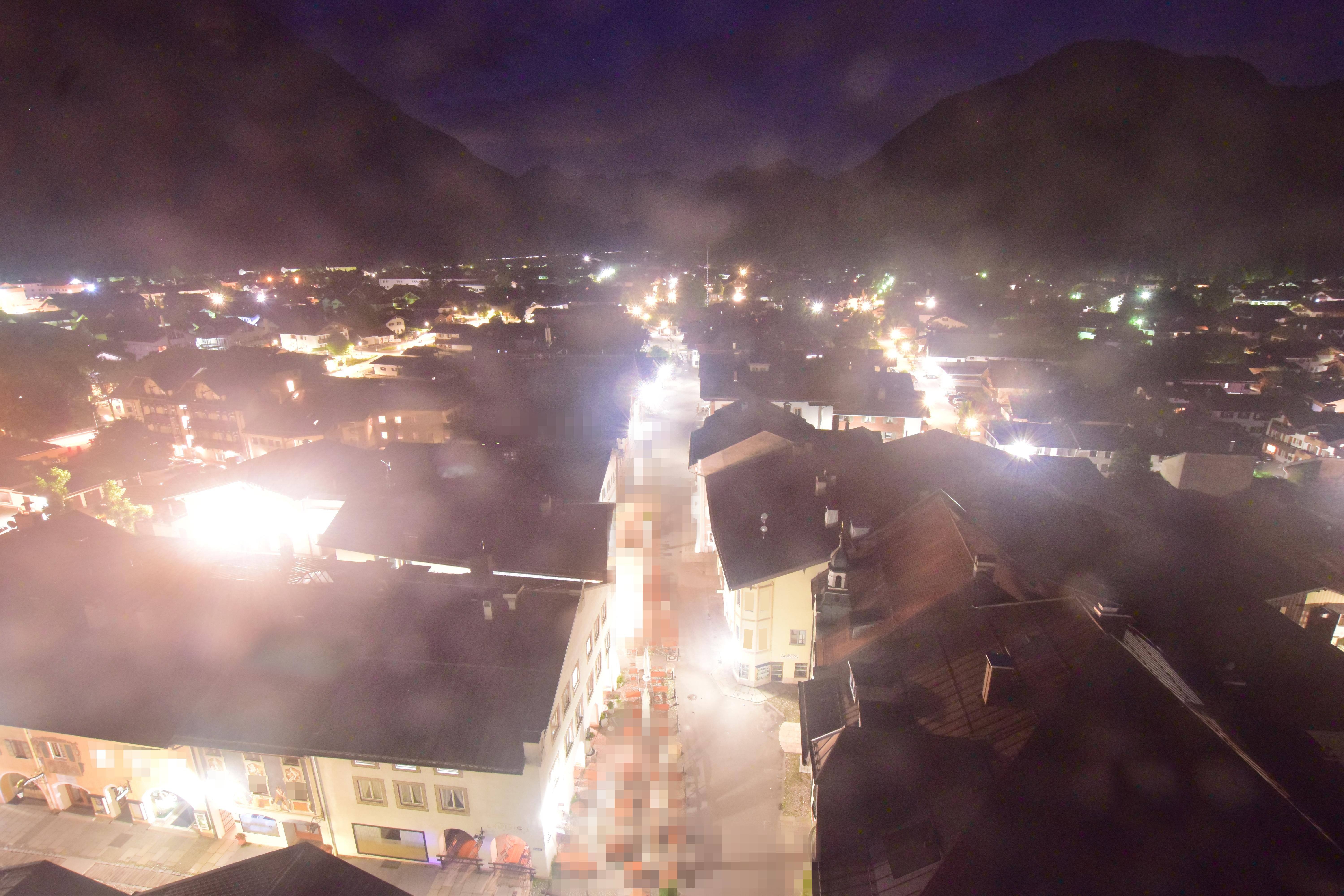Archiv Foto Webcam Karwendel Mittenwald - Kirche