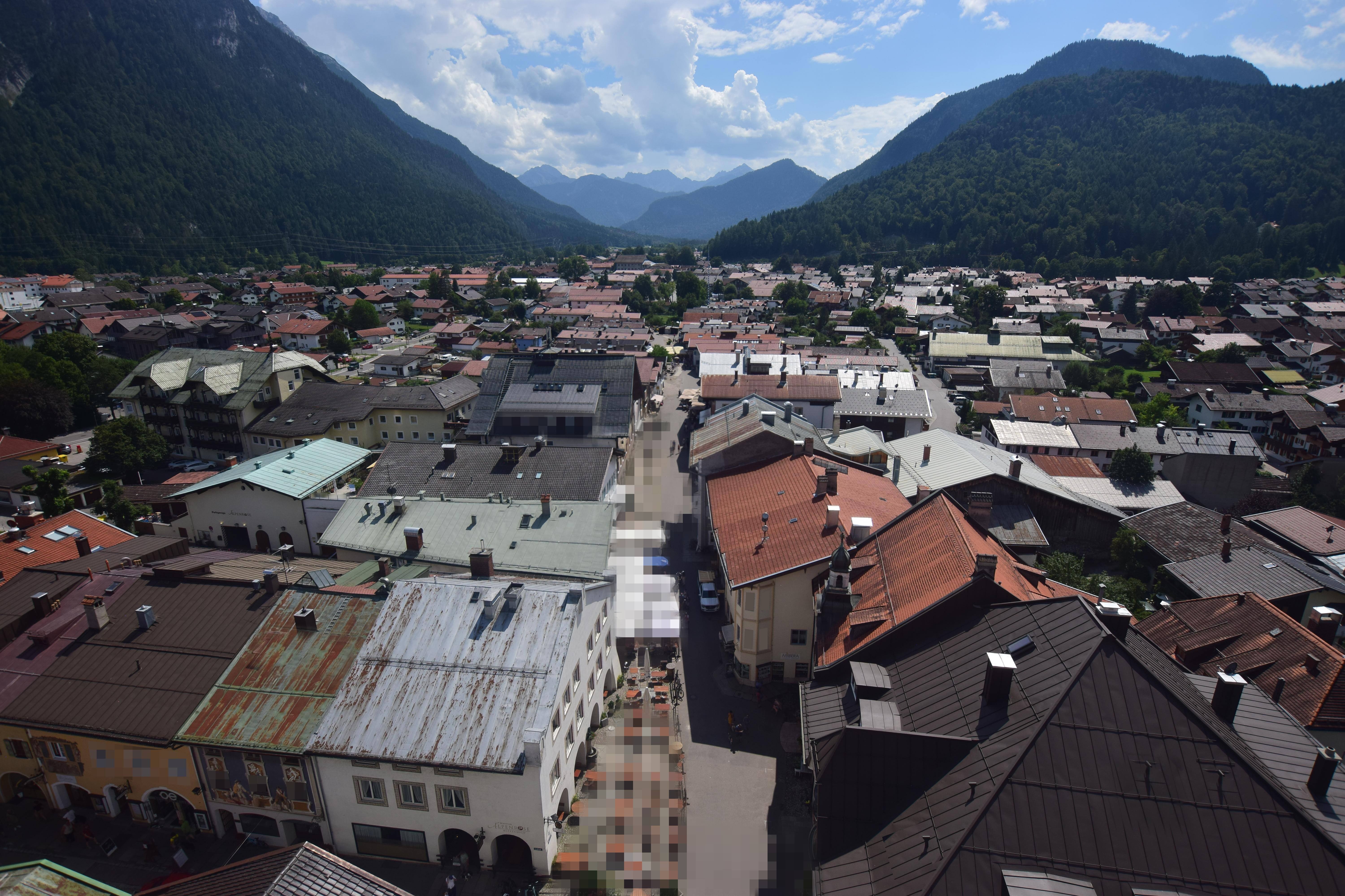 Archiv Foto Webcam Karwendel Mittenwald - Kirche