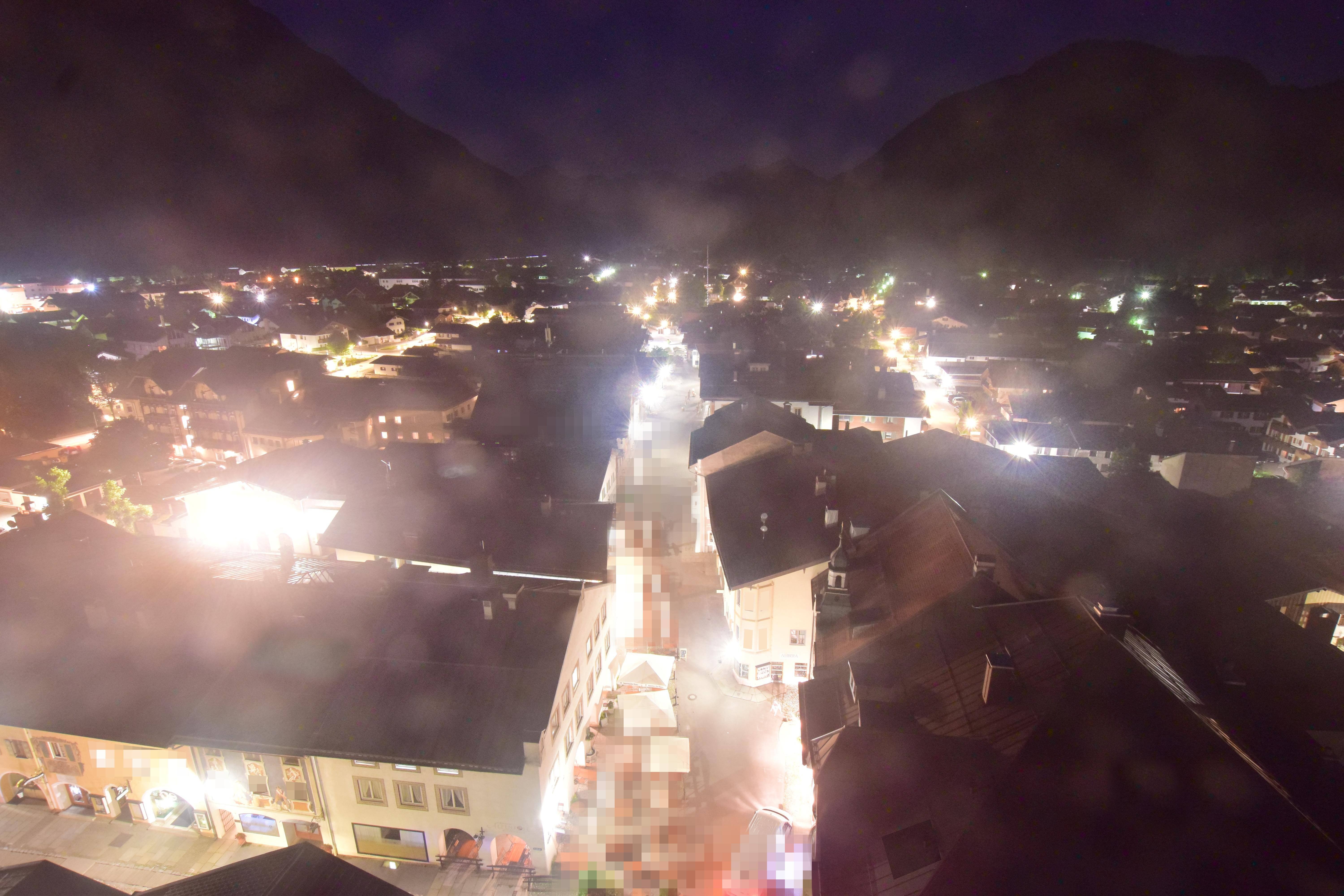 Archiv Foto Webcam Karwendel Mittenwald - Kirche