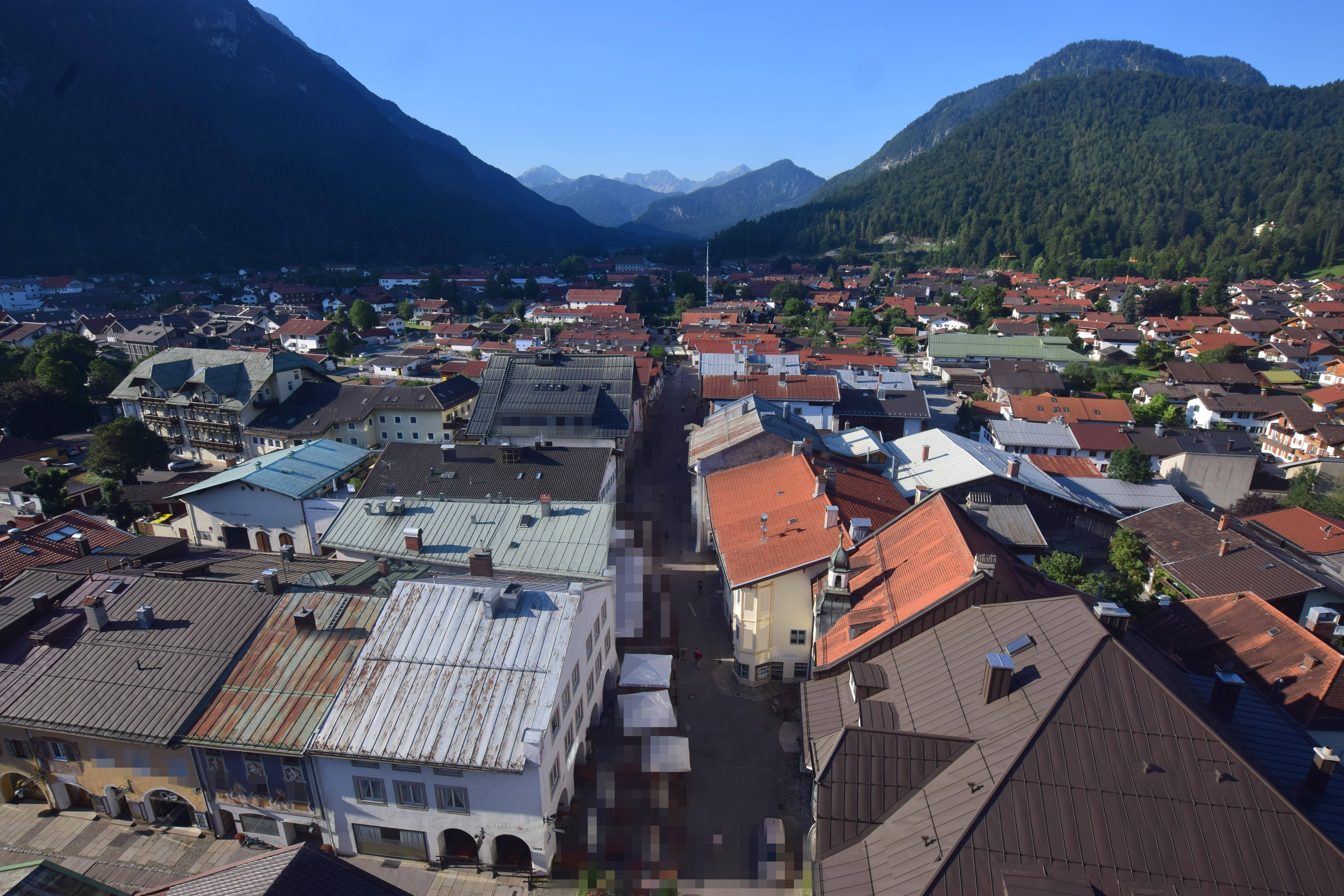 Archiv Foto Webcam Karwendel Mittenwald - Kirche