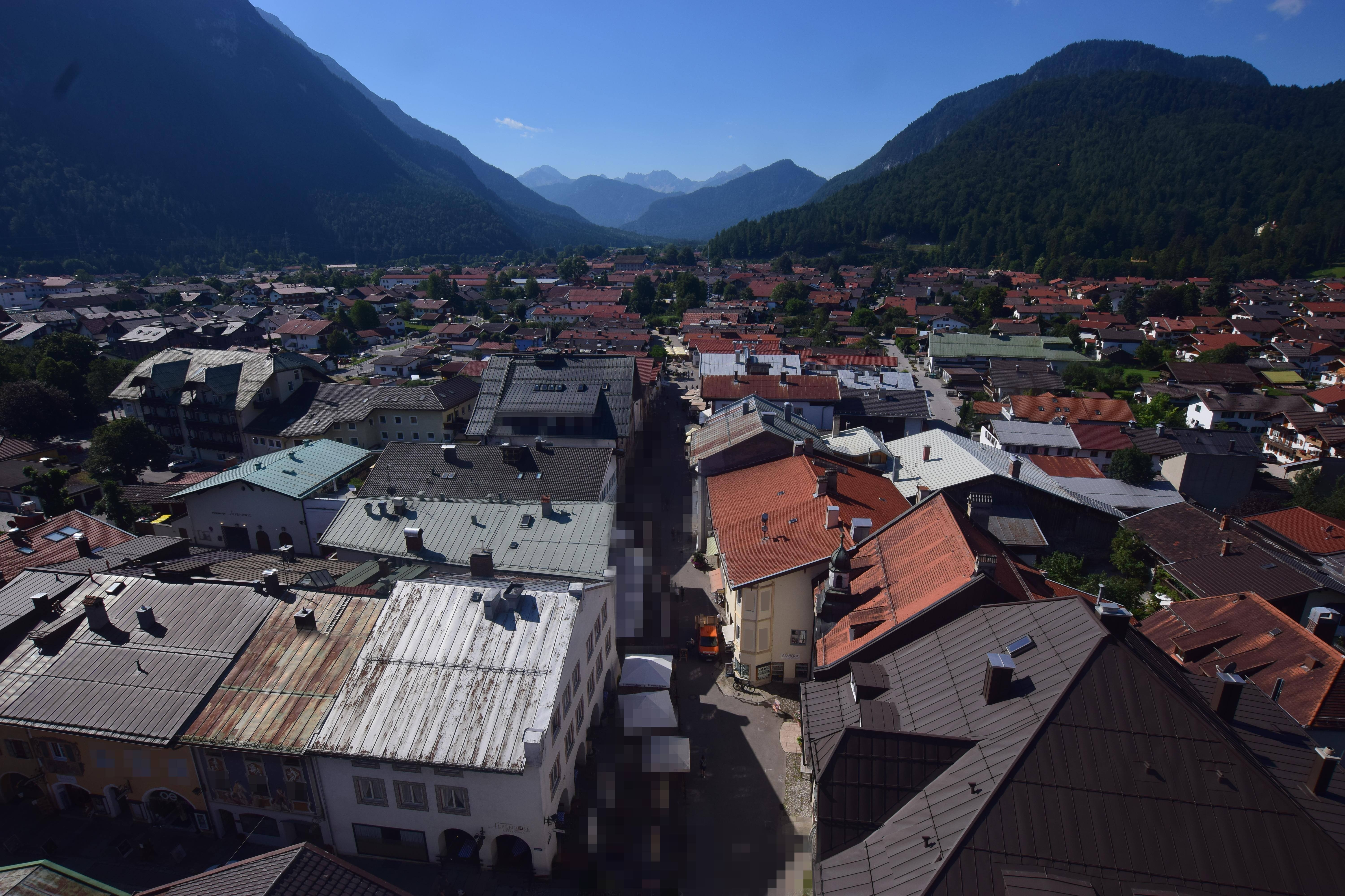Archiv Foto Webcam Karwendel Mittenwald - Kirche