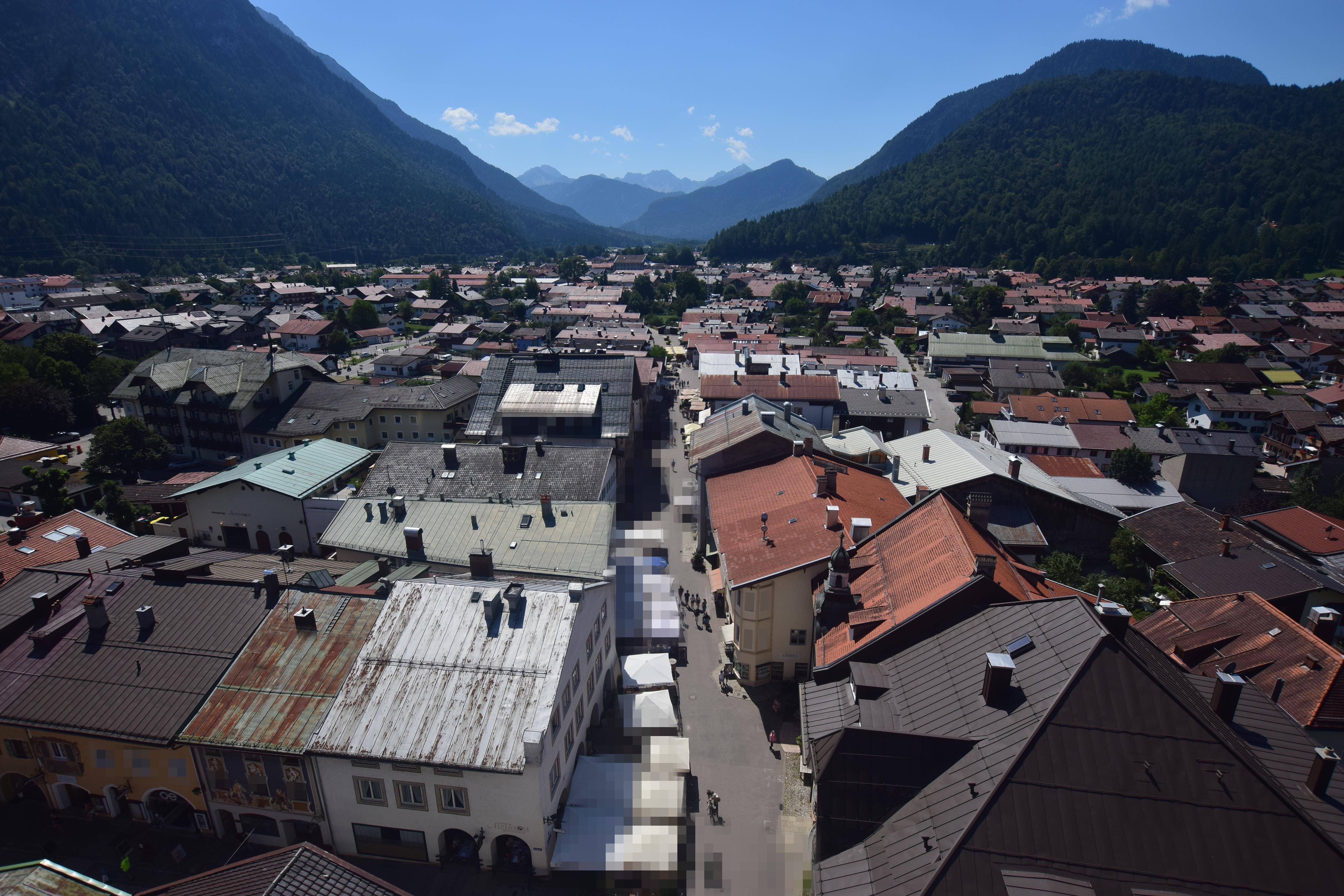 Archiv Foto Webcam Karwendel Mittenwald - Kirche