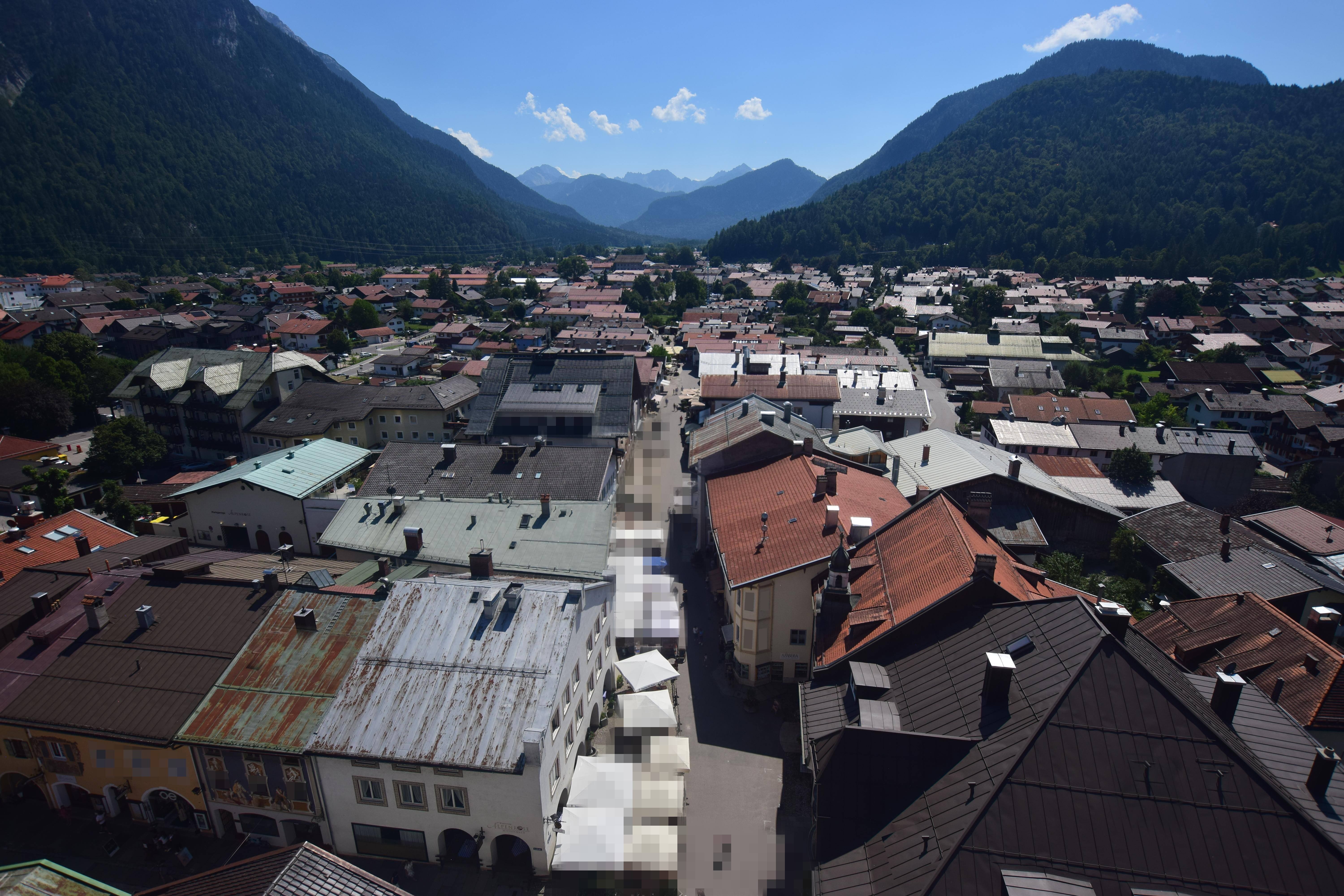 Archiv Foto Webcam Karwendel Mittenwald - Kirche