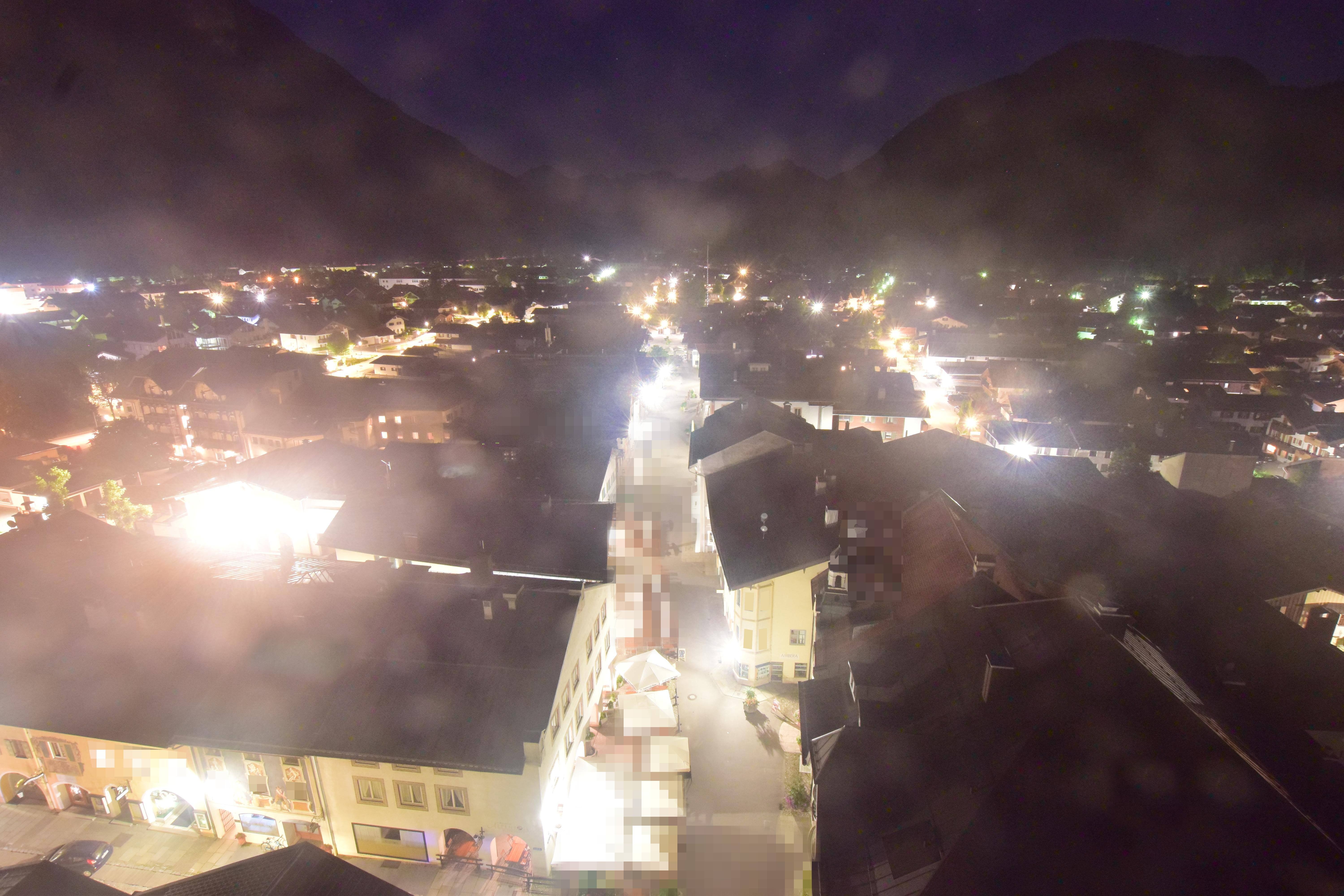 Archived image Webcam Karwendel Mittenwald - Church