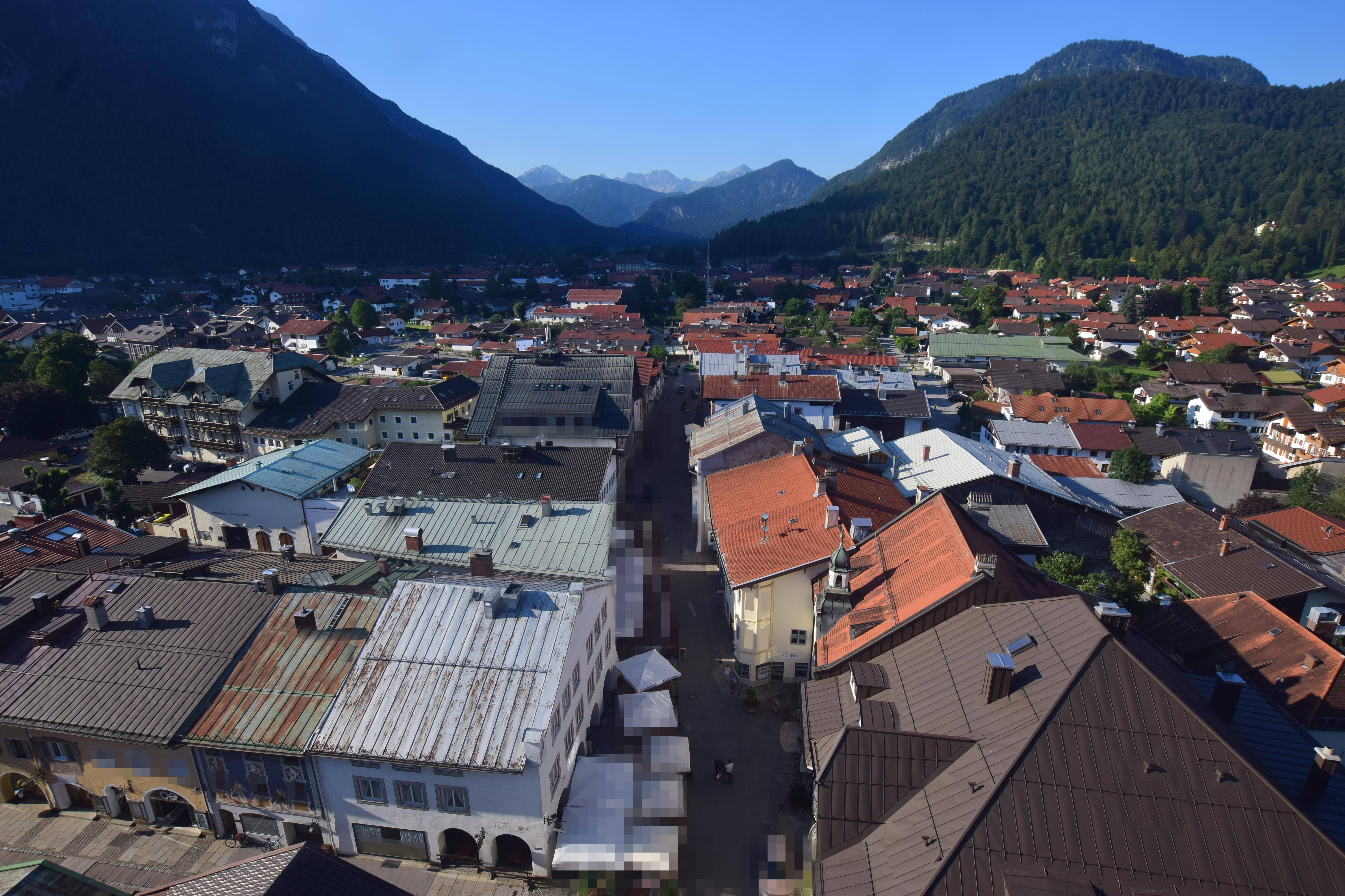 Archived image Webcam Karwendel Mittenwald - Church