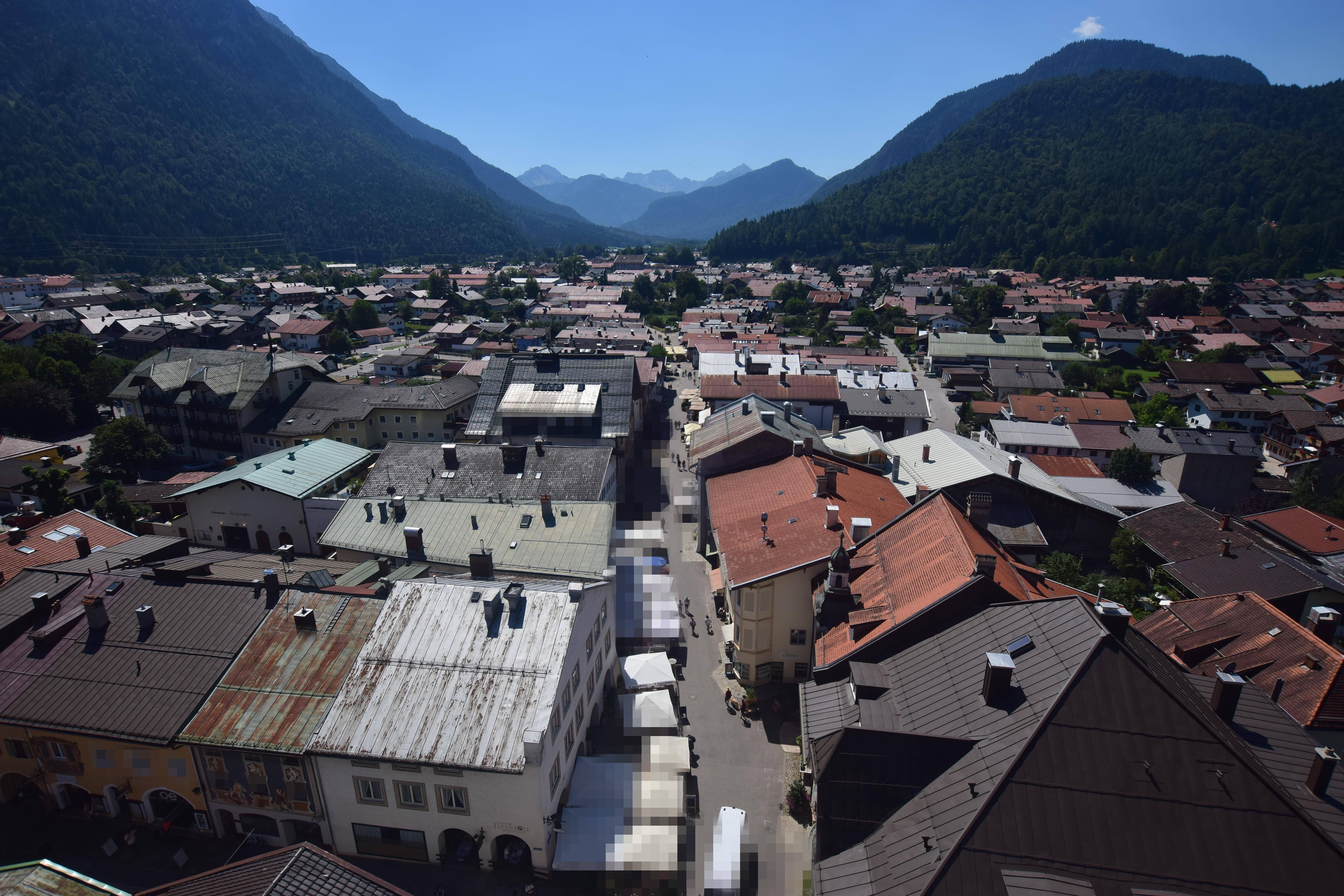 Archived image Webcam Karwendel Mittenwald - Church