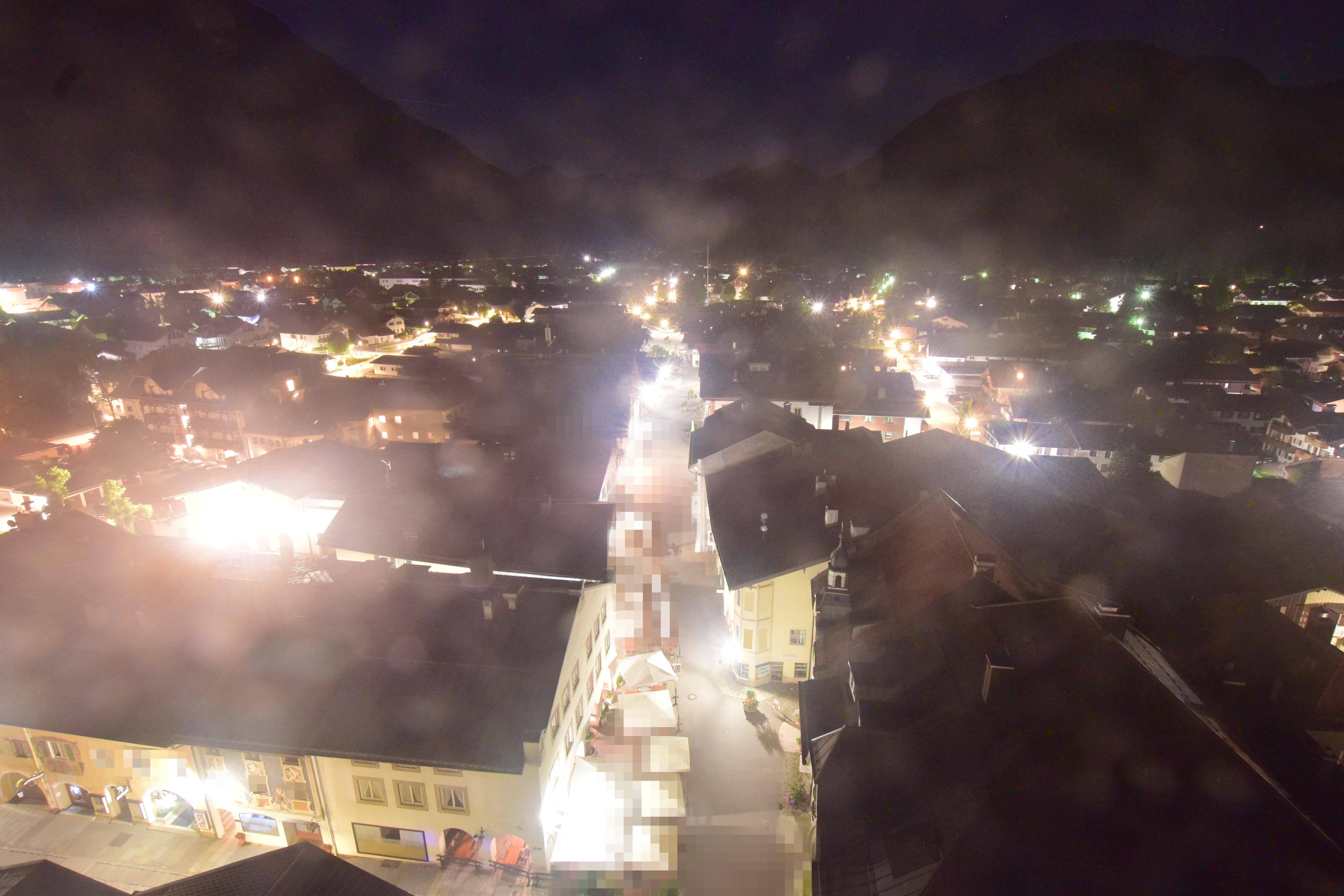 Archived image Webcam Karwendel Mittenwald - Church