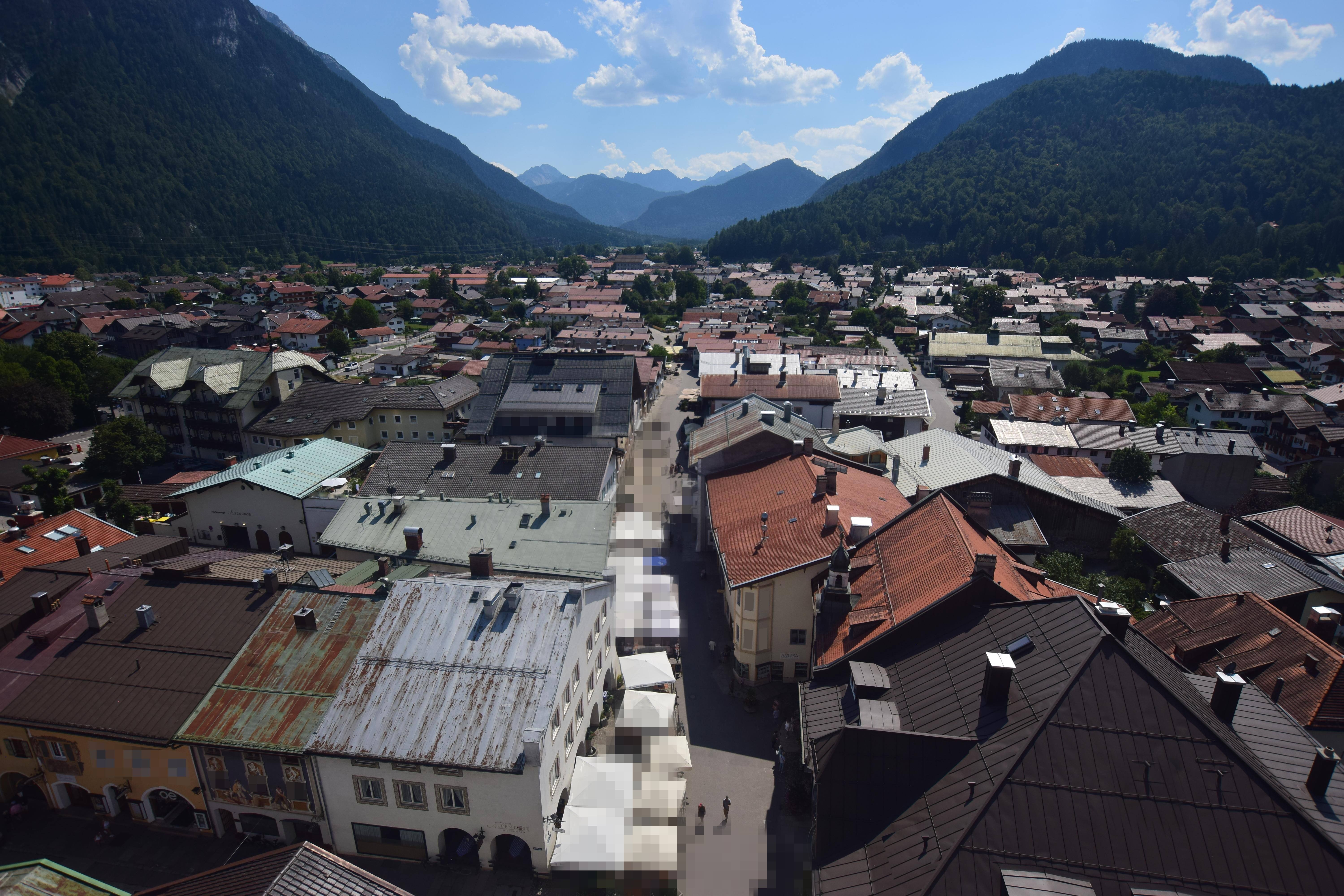 Archived image Webcam Karwendel Mittenwald - Church