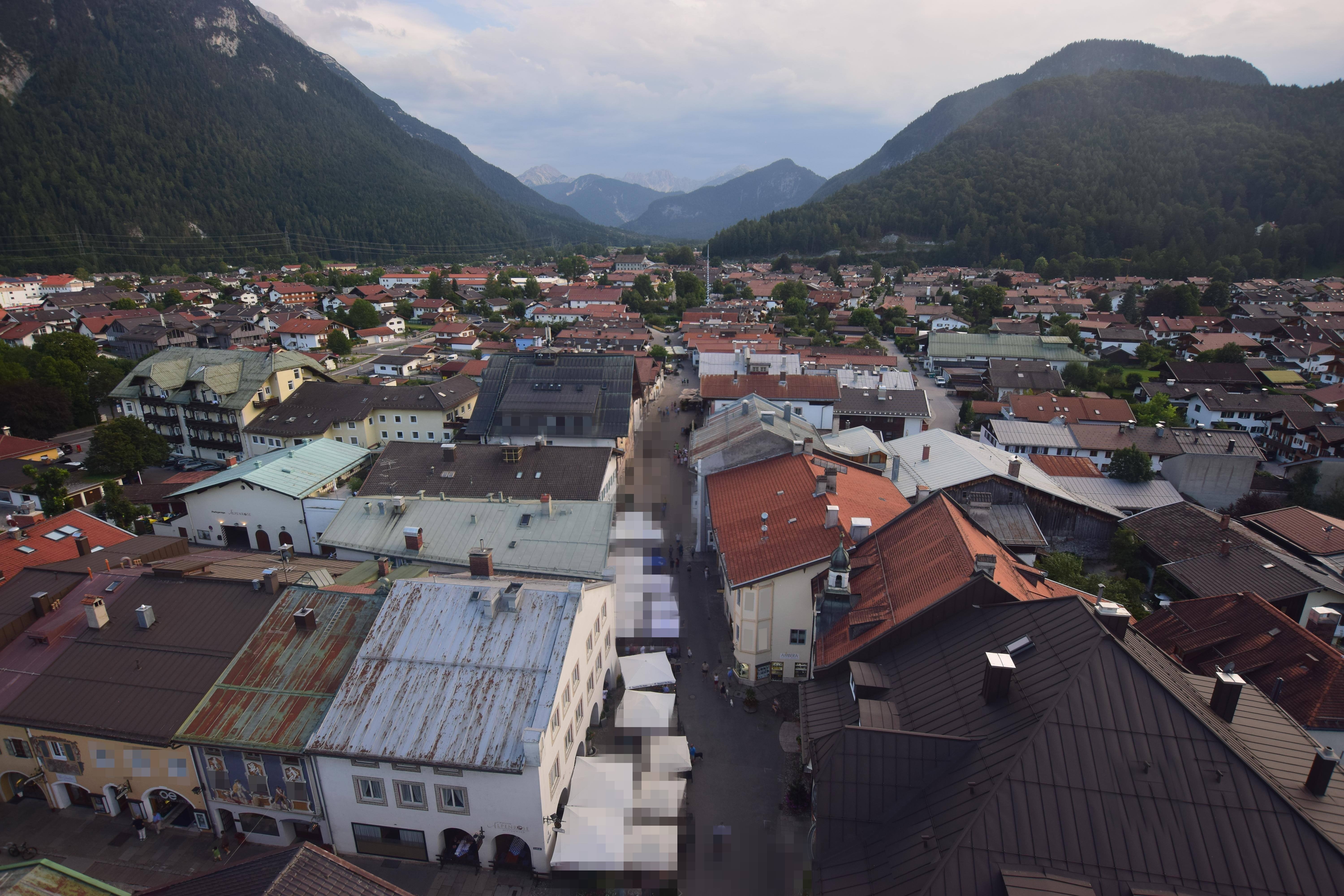 Archived image Webcam Karwendel Mittenwald - Church