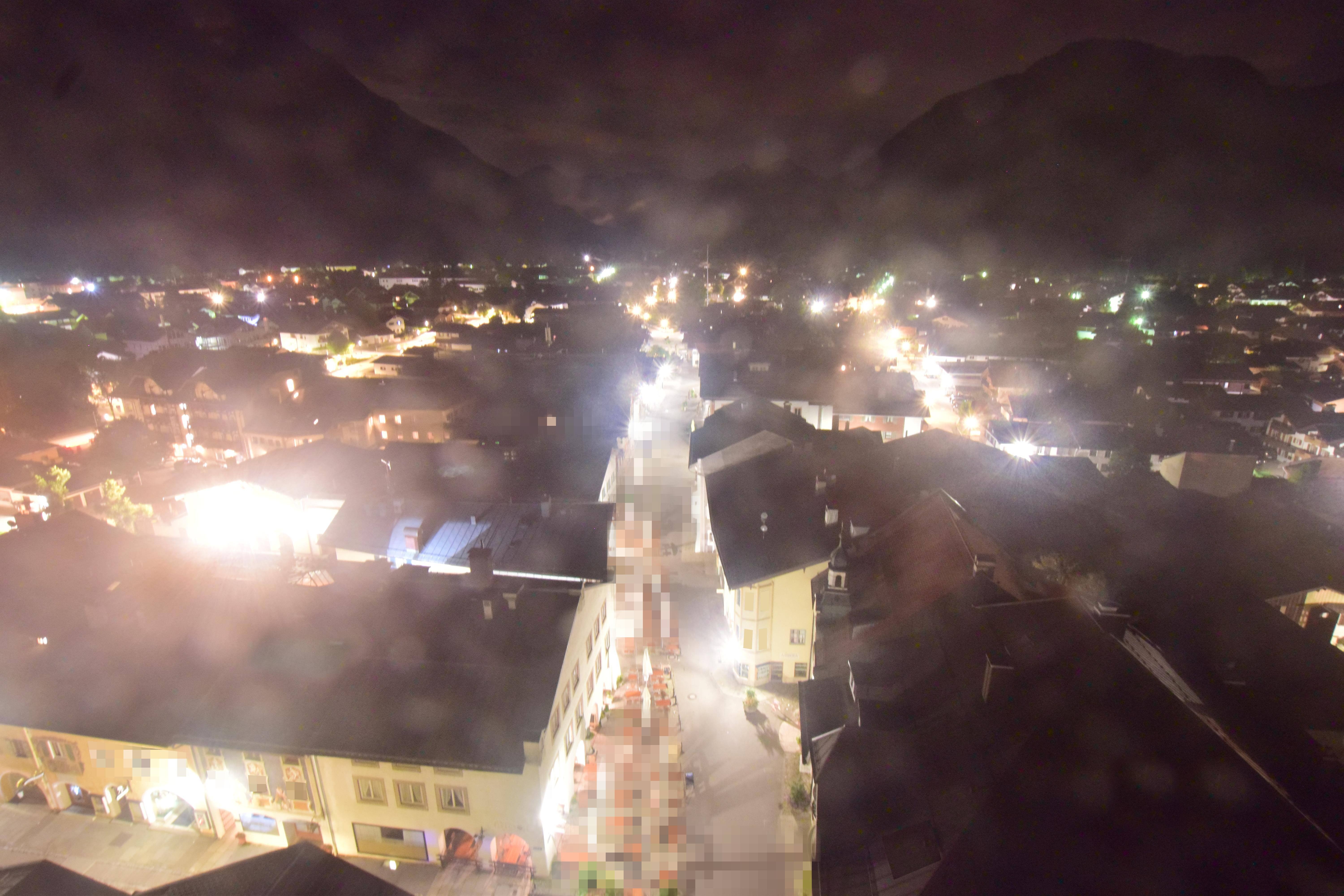 Archiv Foto Webcam Karwendel Mittenwald - Kirche