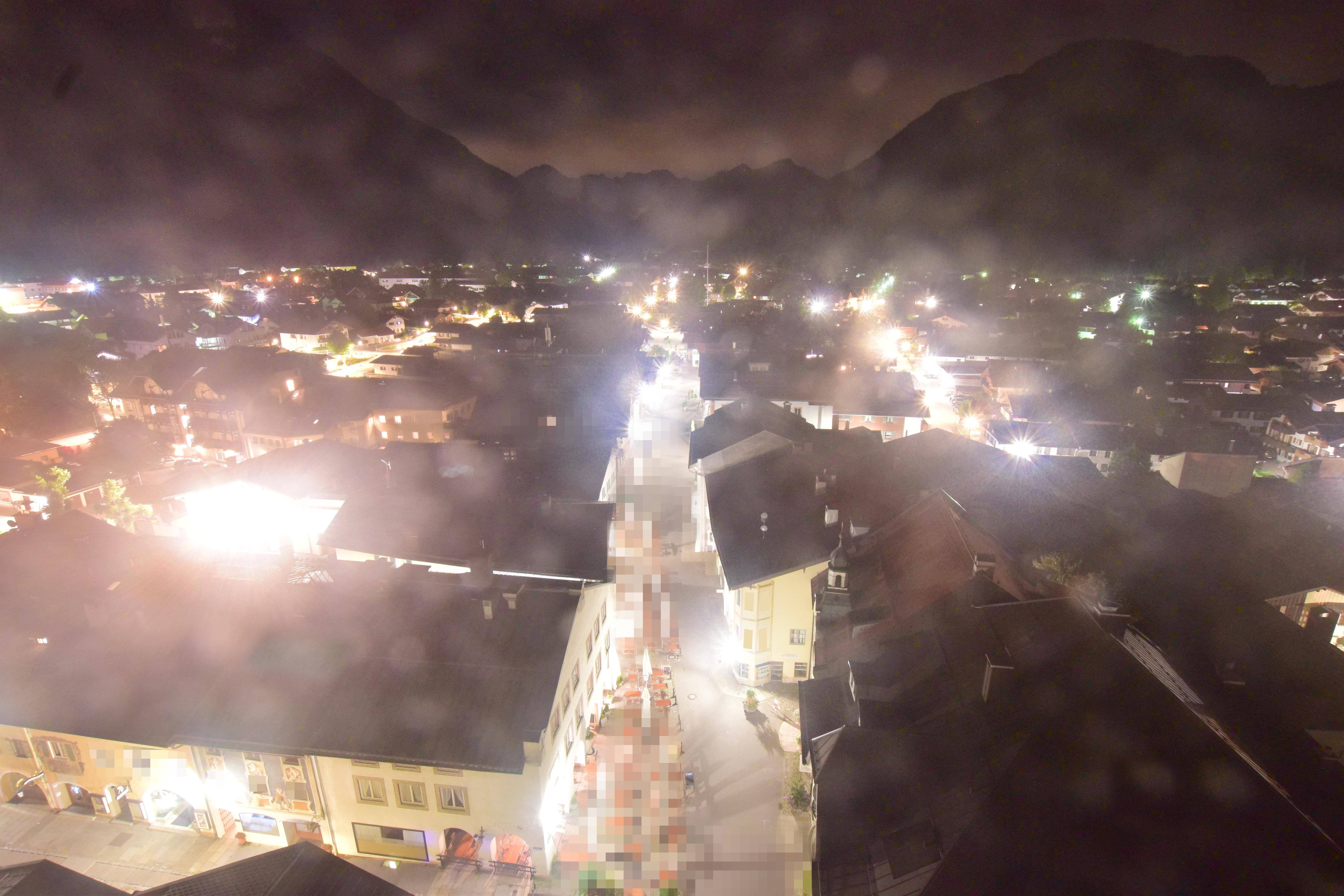 Archiv Foto Webcam Karwendel Mittenwald - Kirche