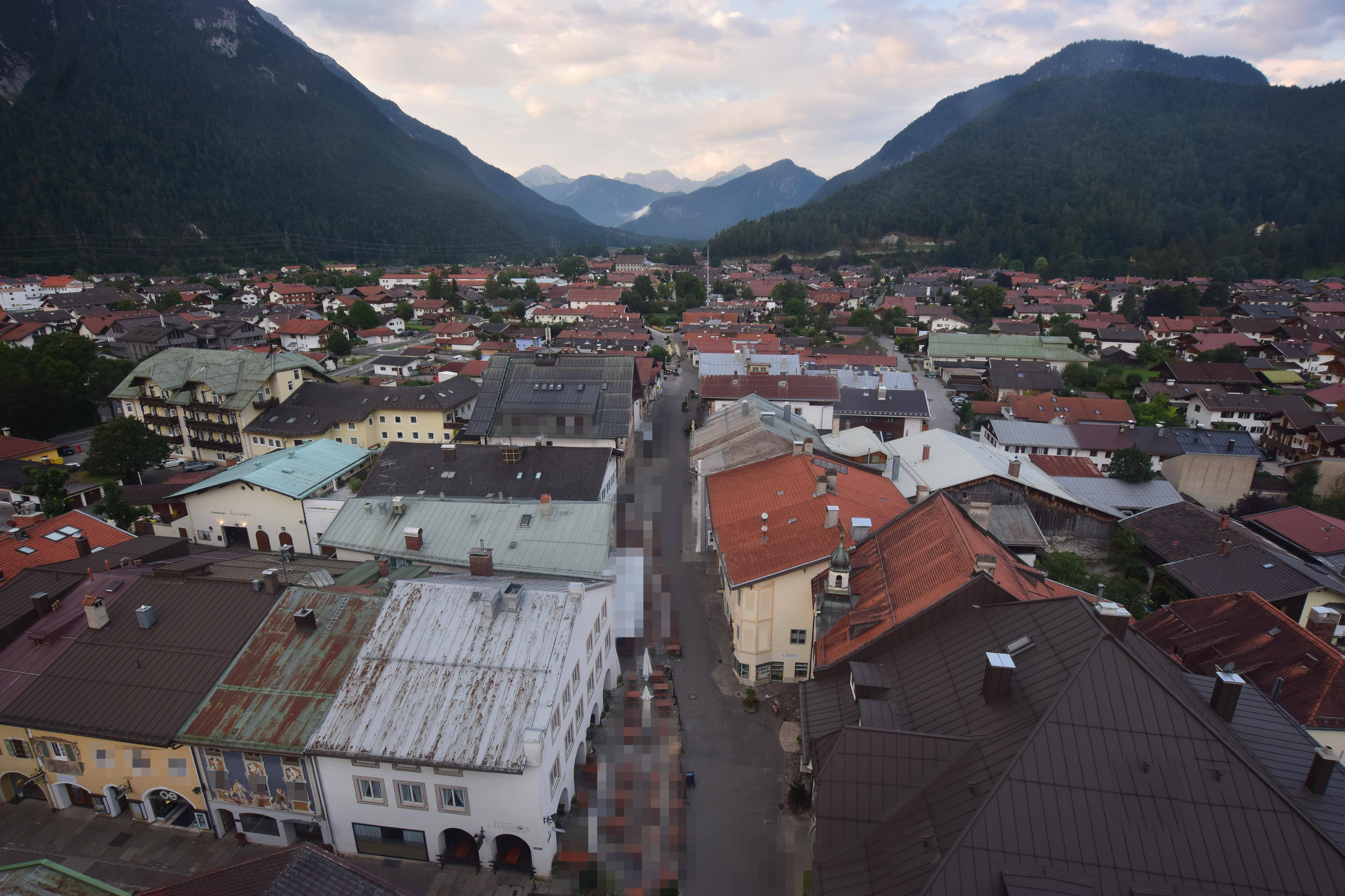 Archiv Foto Webcam Karwendel Mittenwald - Kirche